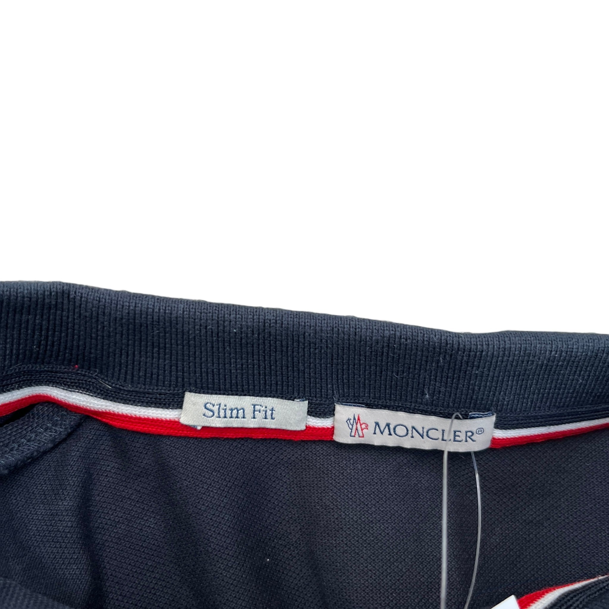 Men's Maglia Polo Shirt Navy Size L