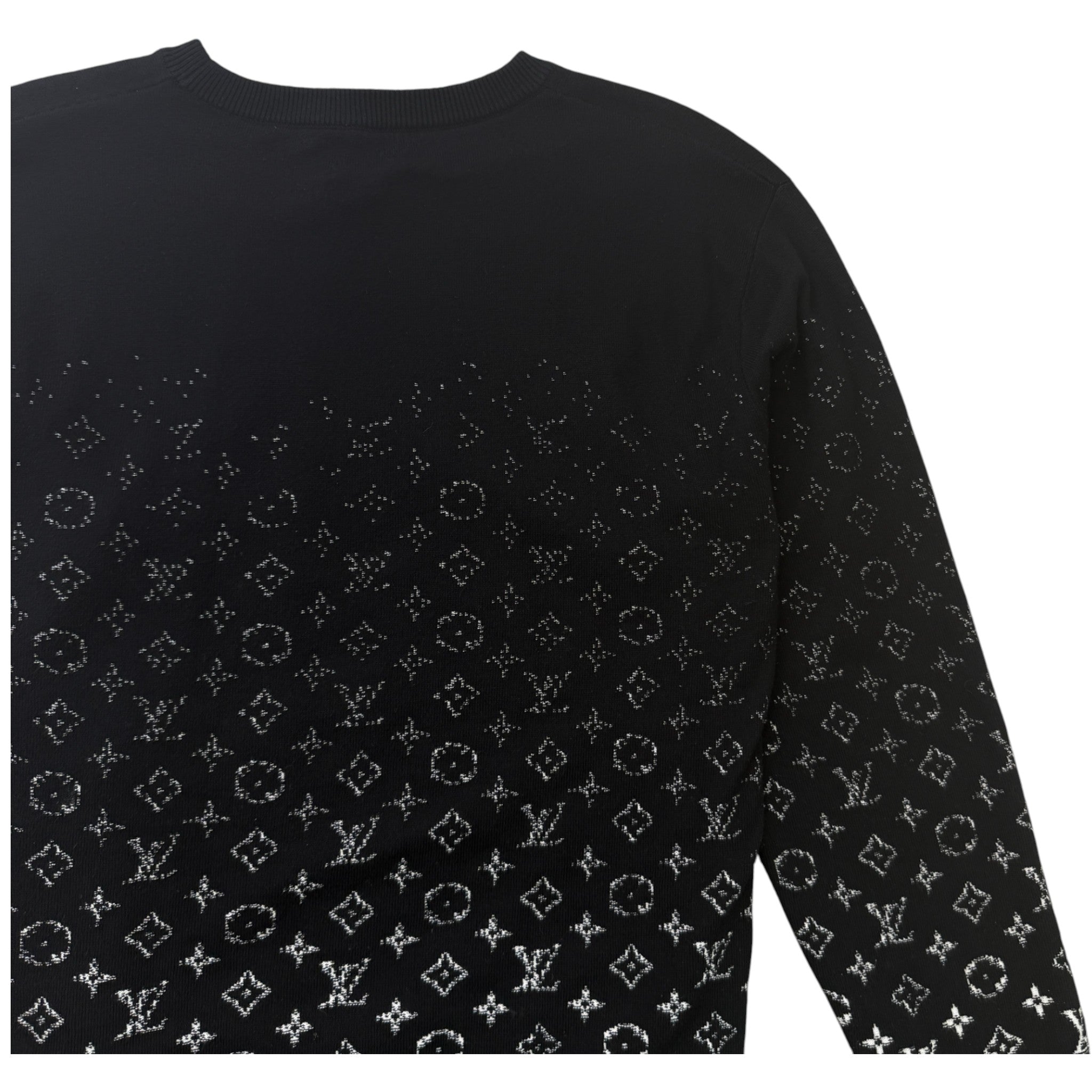 Men's Monogram Gradient Jumper Black Size L