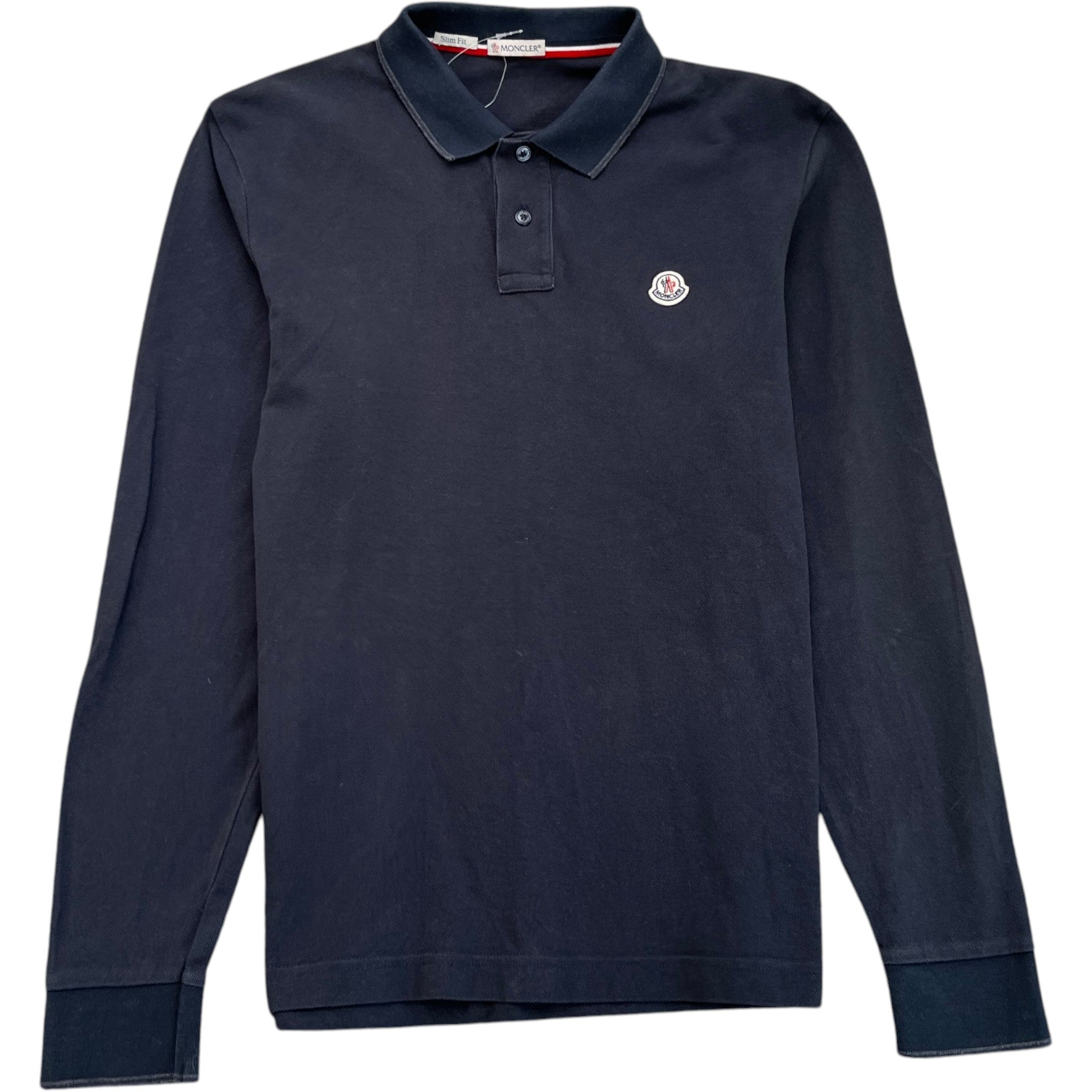 Men's Maglia Polo Shirt Navy Size L