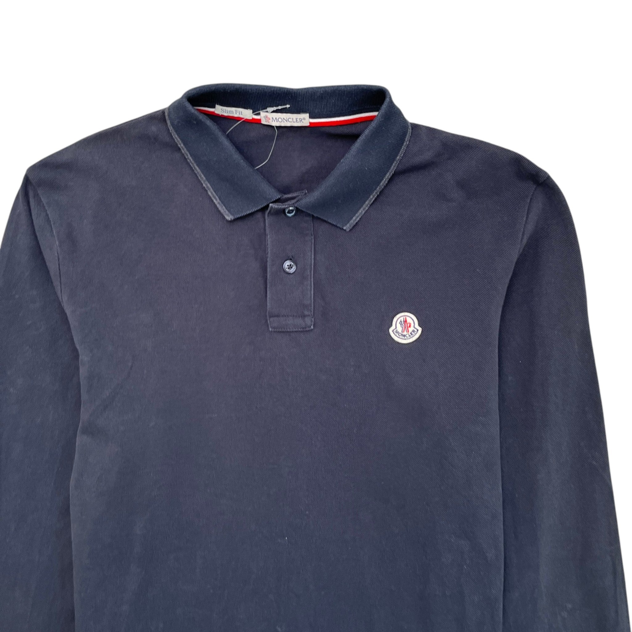 Men's Maglia Polo Shirt Navy Size L