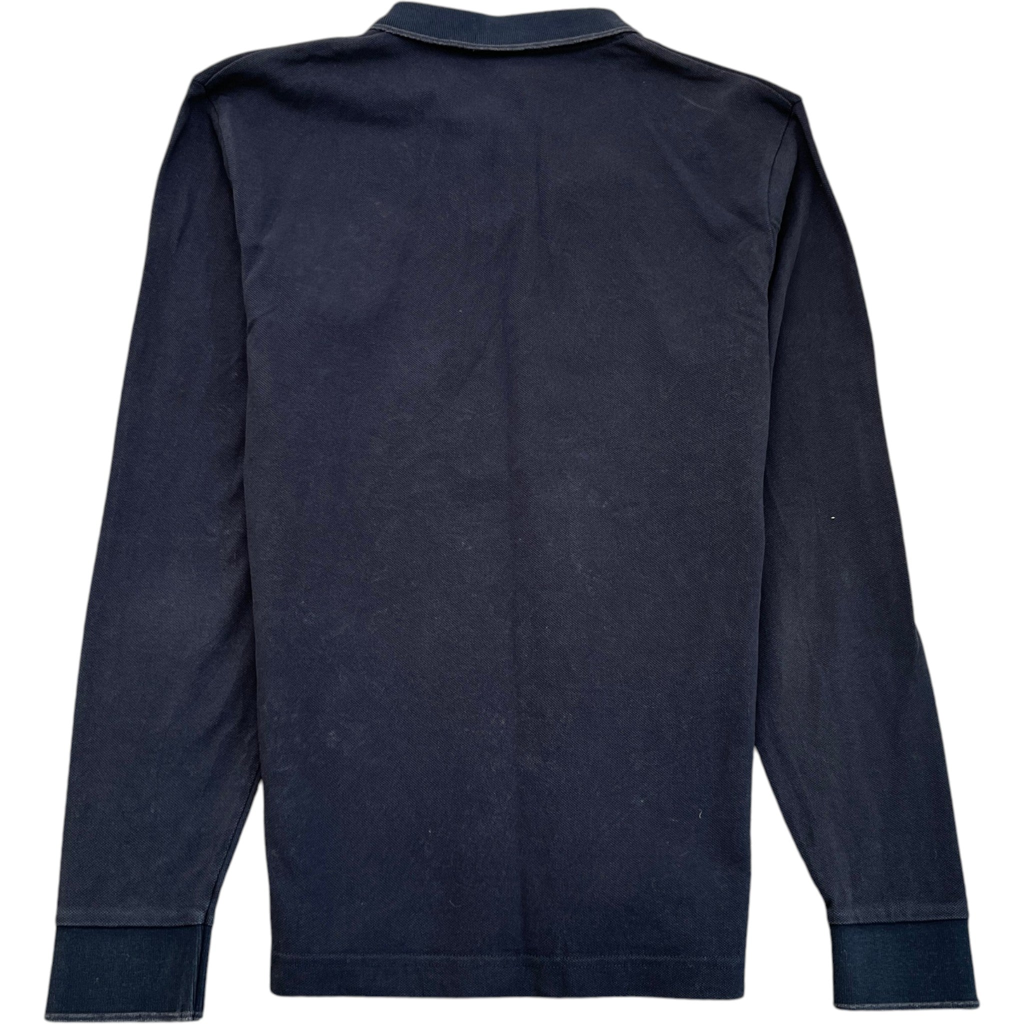 Men's Maglia Polo Shirt Navy Size L