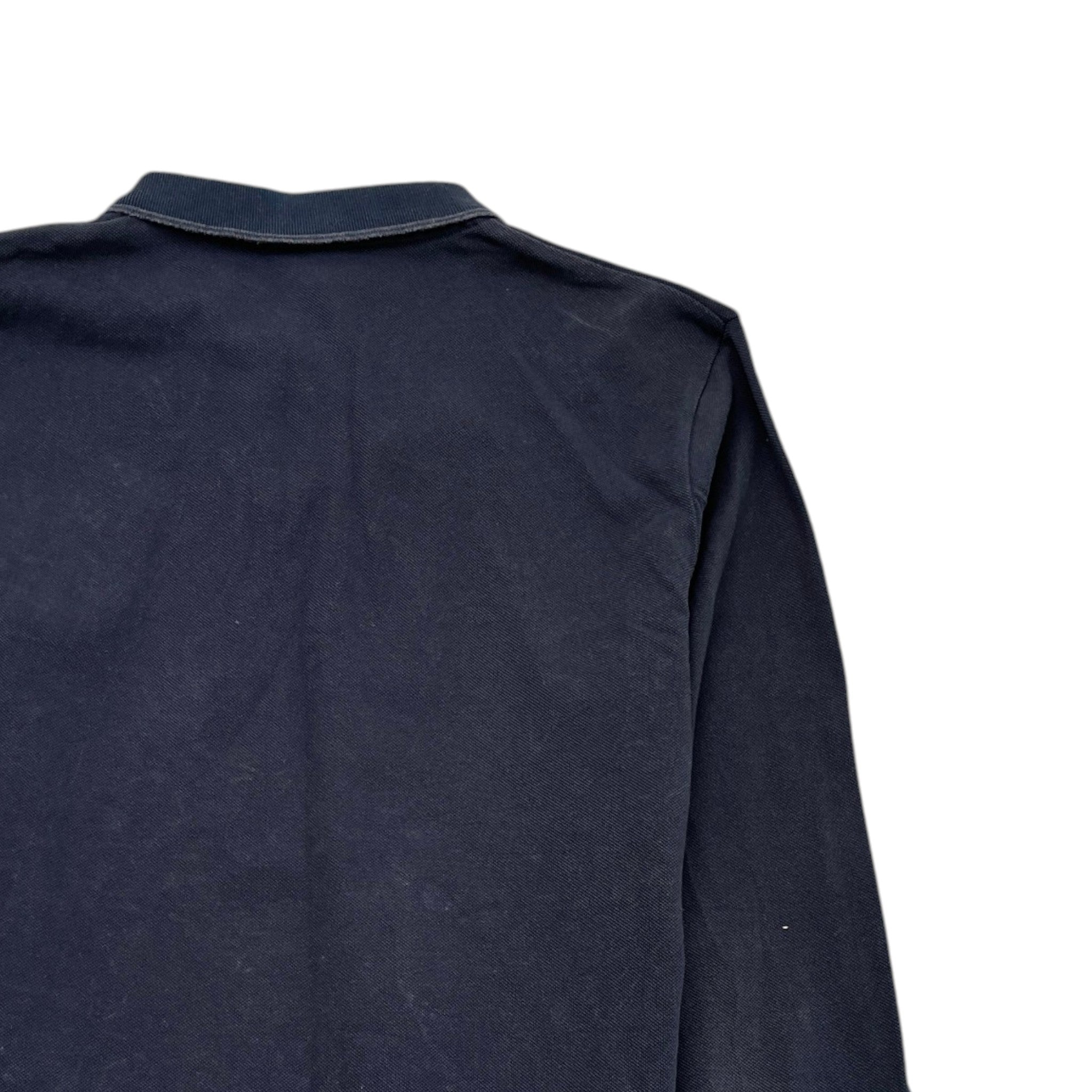 Men's Maglia Polo Shirt Navy Size L
