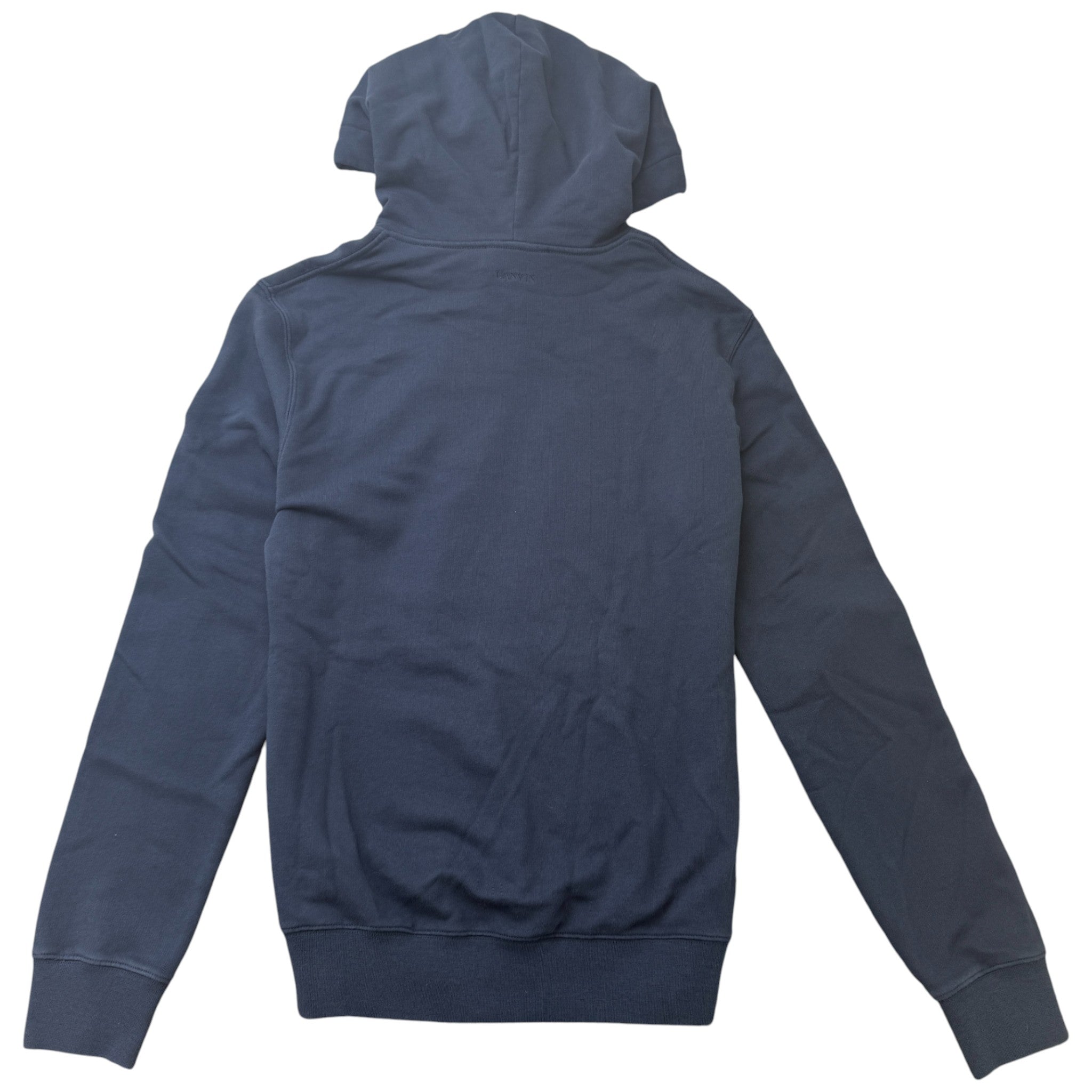 Men's Embroidered Logo Hoodie Navy Size M