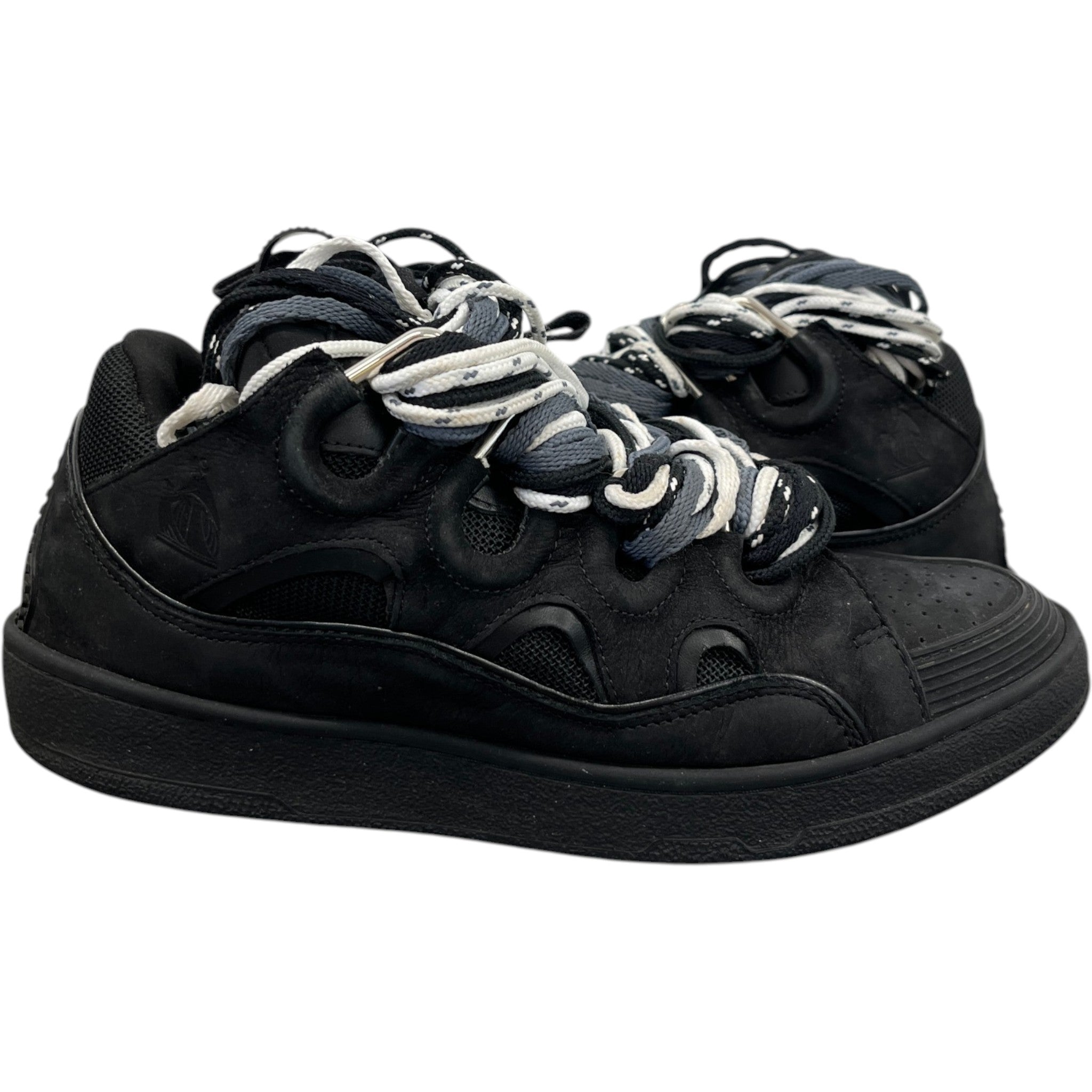 Men's Curb Low Trainers Black Size EU 42 / UK 8