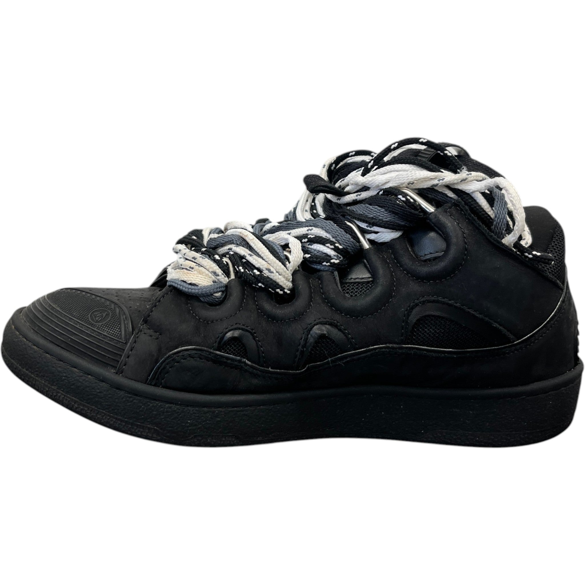 Men's Curb Low Trainers Black Size EU 42 / UK 8