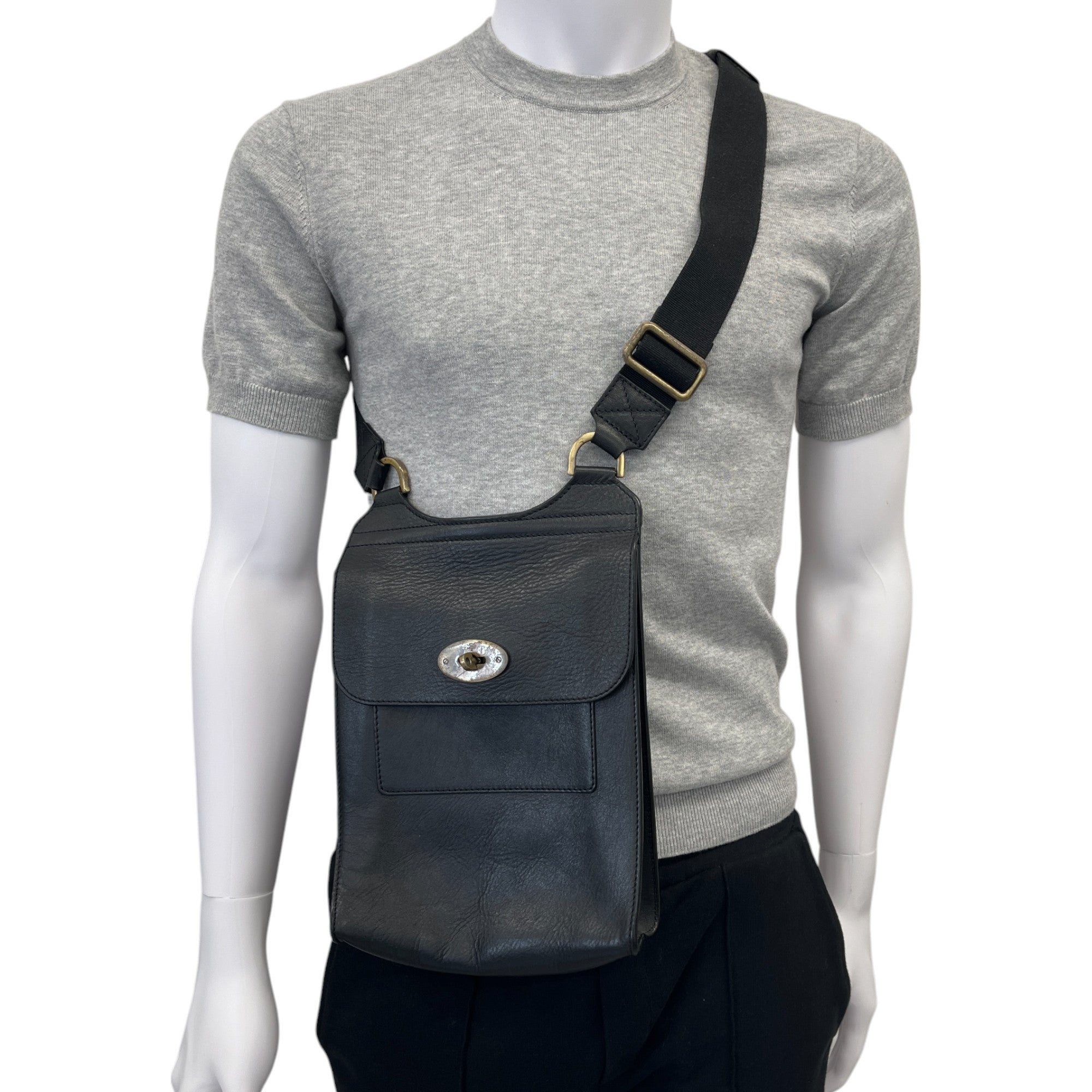 Men's Antony Messenger Bag Black