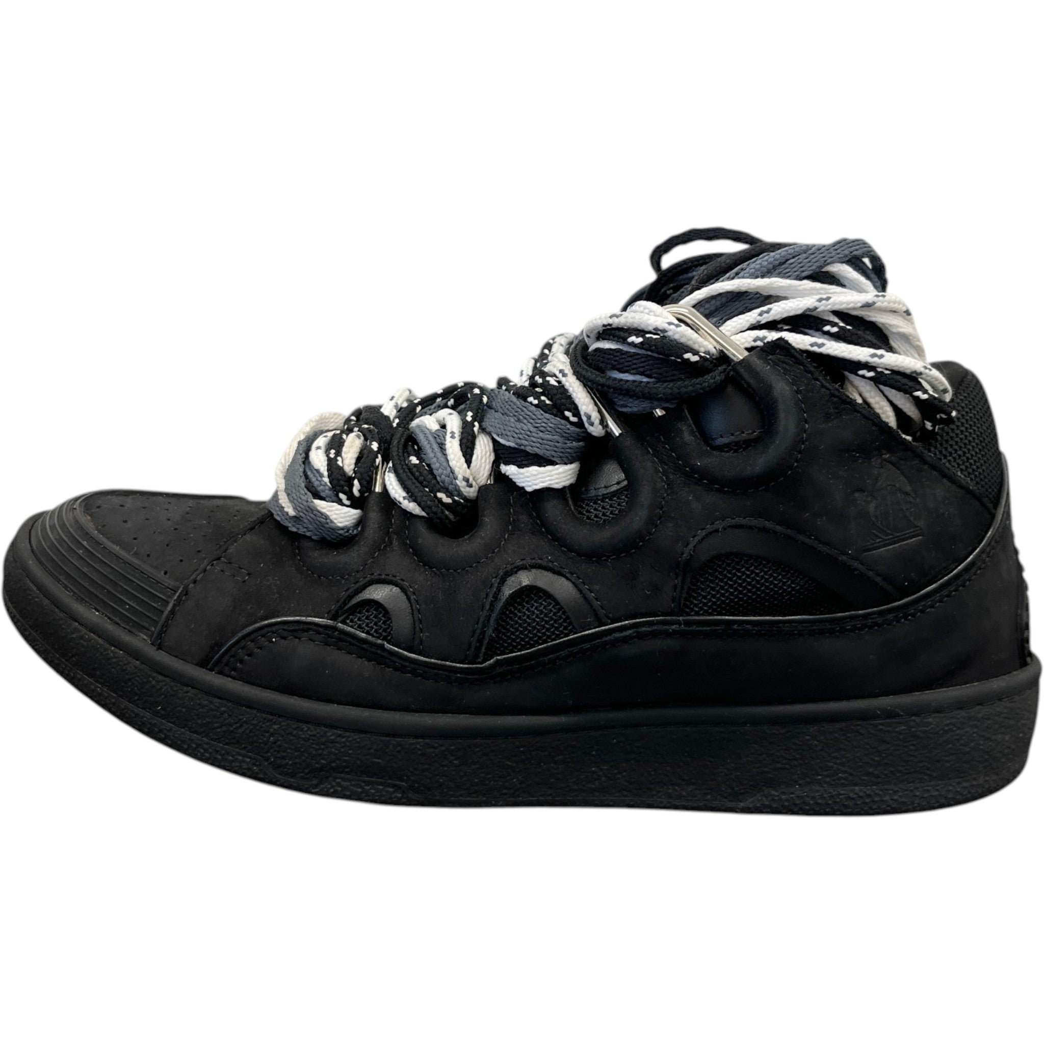 Men's Curb Low Trainers Black Size EU 42 / UK 8