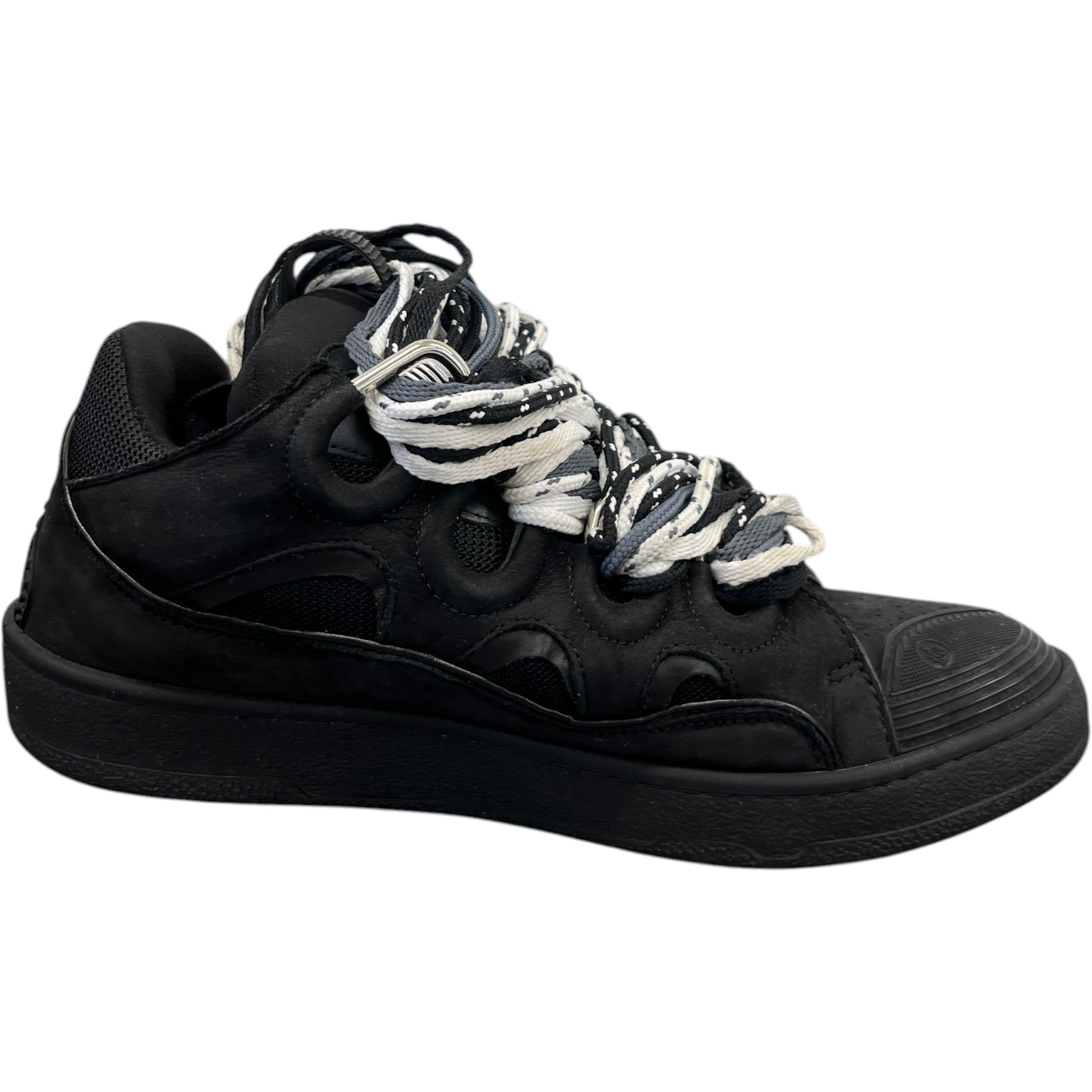 Men's Curb Low Trainers Black Size EU 42 / UK 8