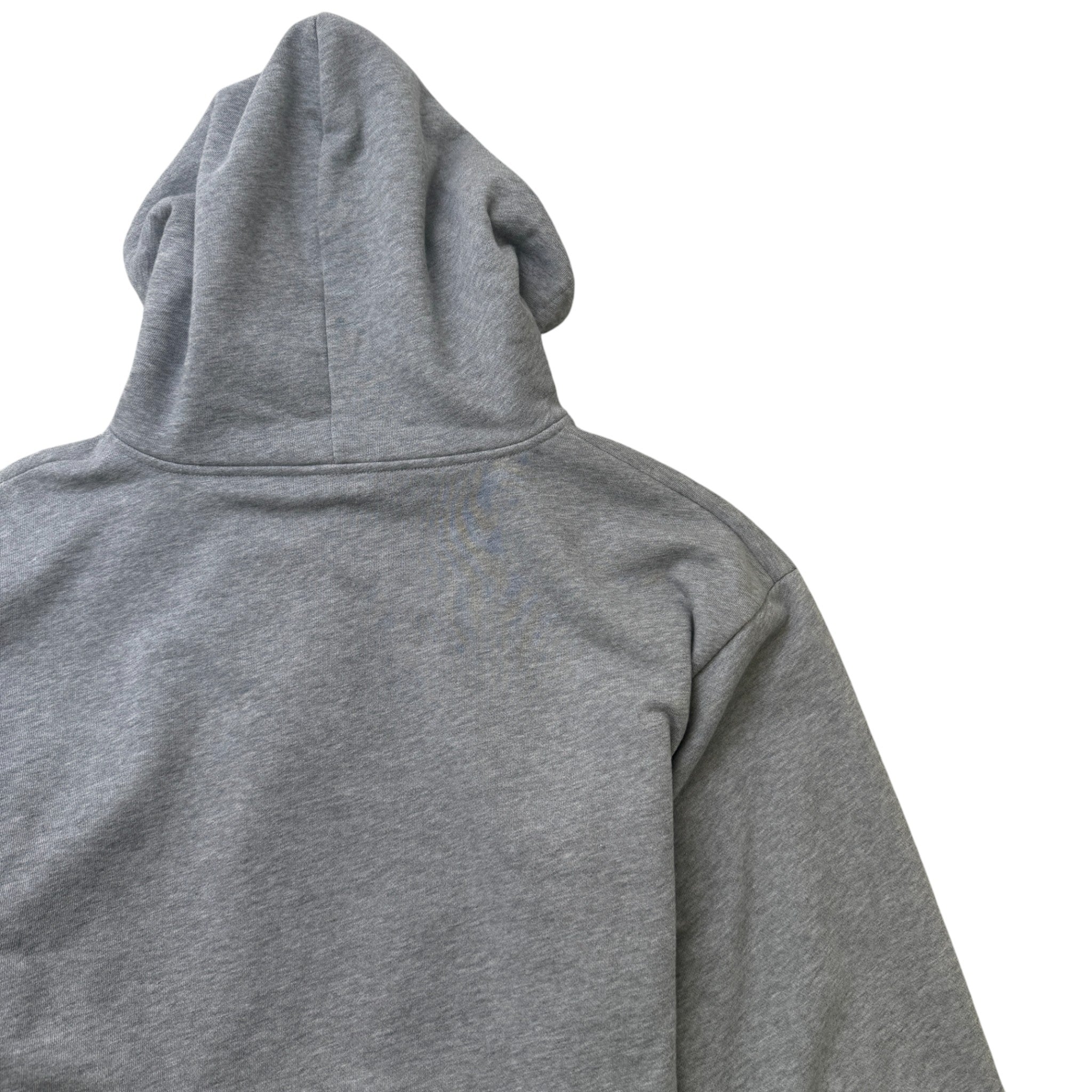 Men's Logo Drawstrings Hoodie Grey Size S