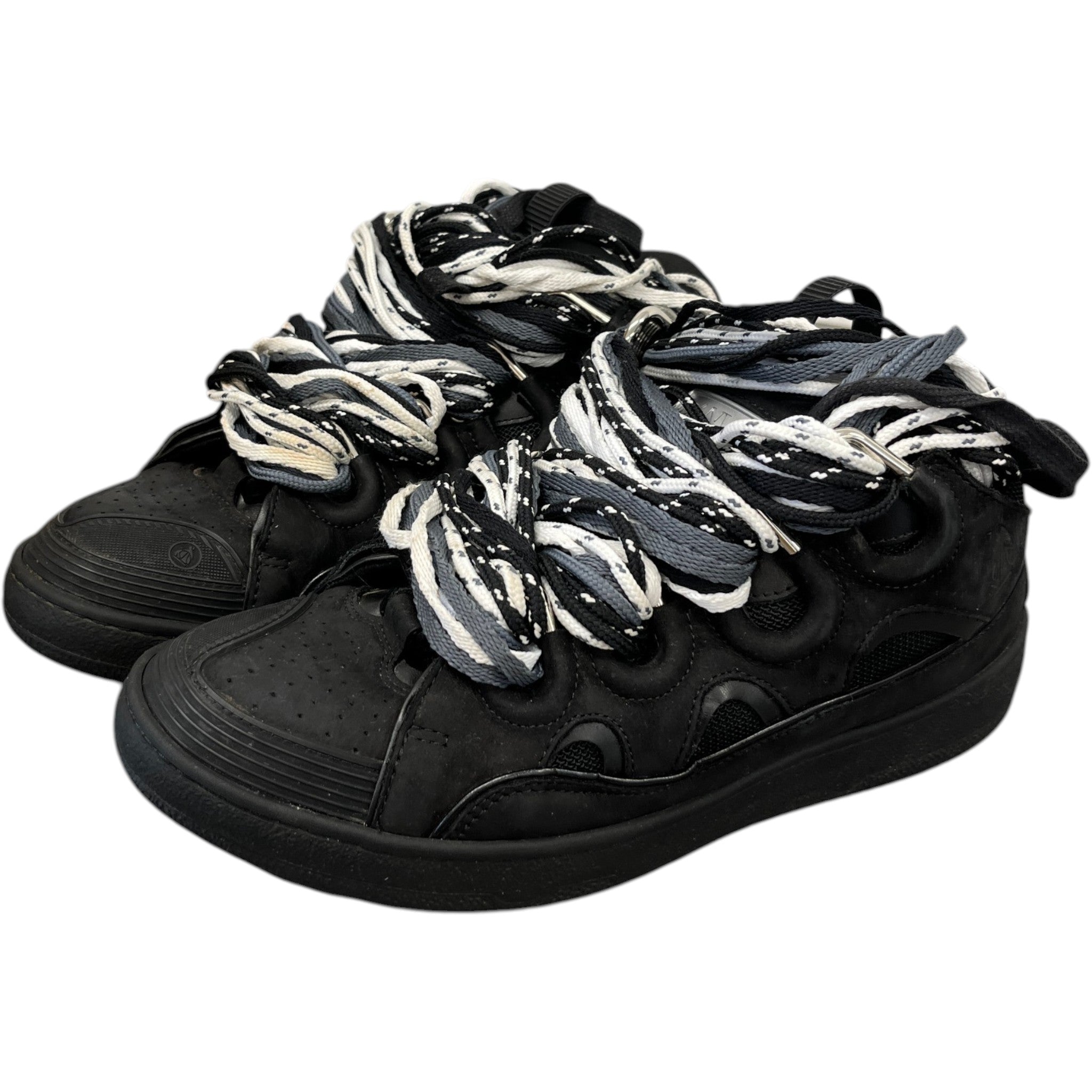 Men's Curb Low Trainers Black Size EU 42 / UK 8
