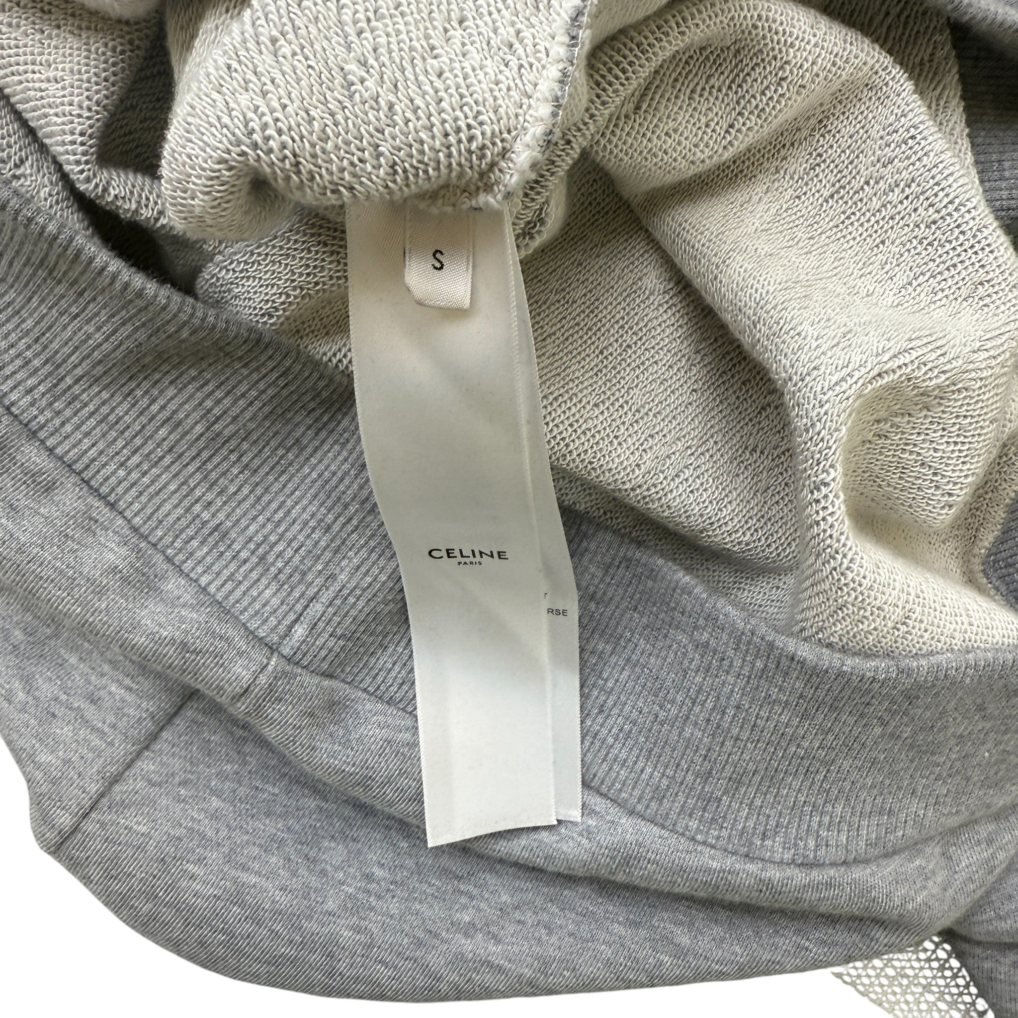 Men's Logo Drawstrings Hoodie Grey Size S