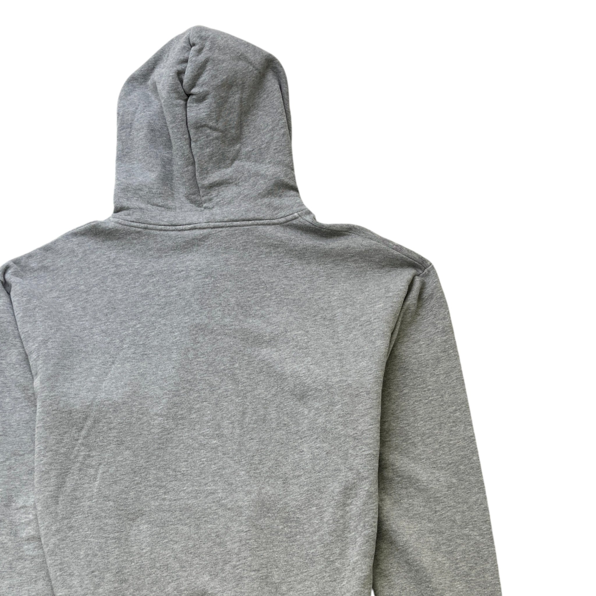 Men's Logo Print Hoodie Grey Size L