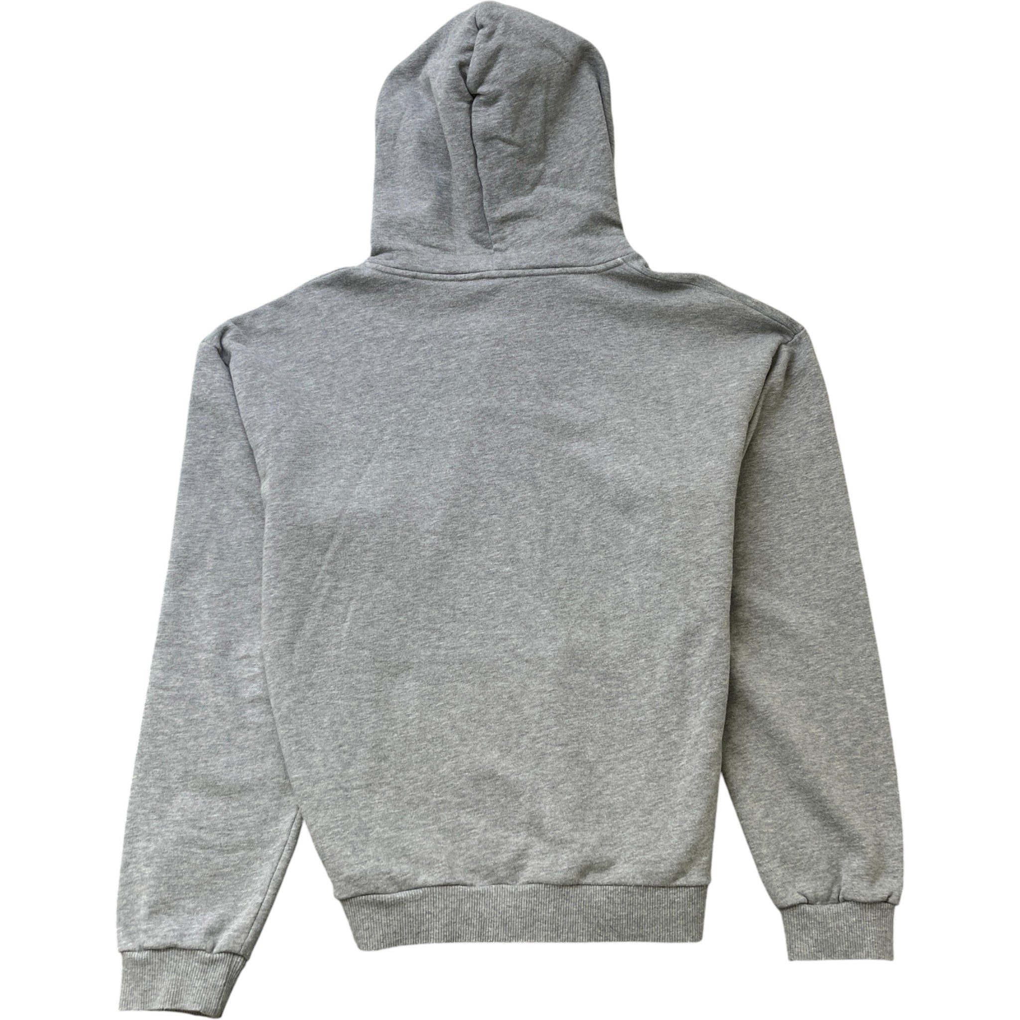 Men's Logo Print Hoodie Grey Size L