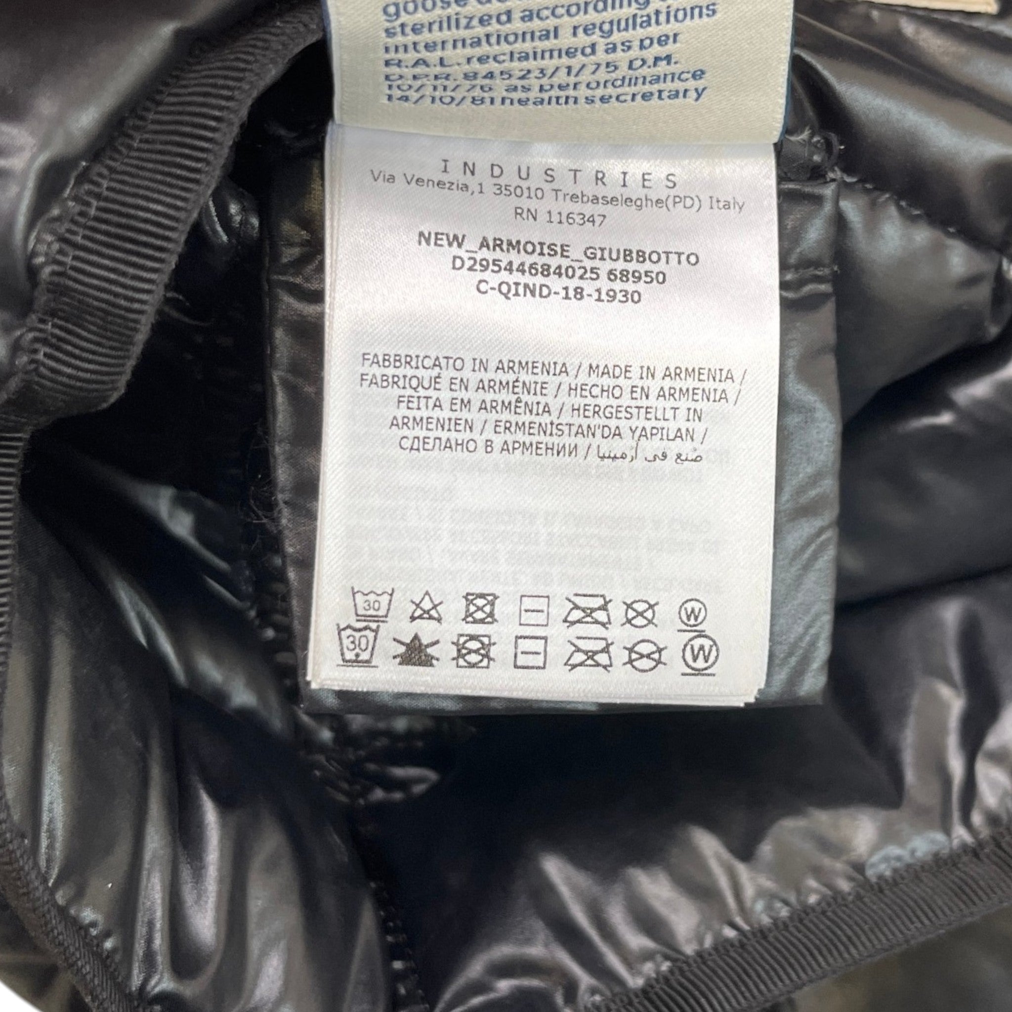 Women's New_Armoise Kids Girls Age 8 Down Jacket Black Size XXS