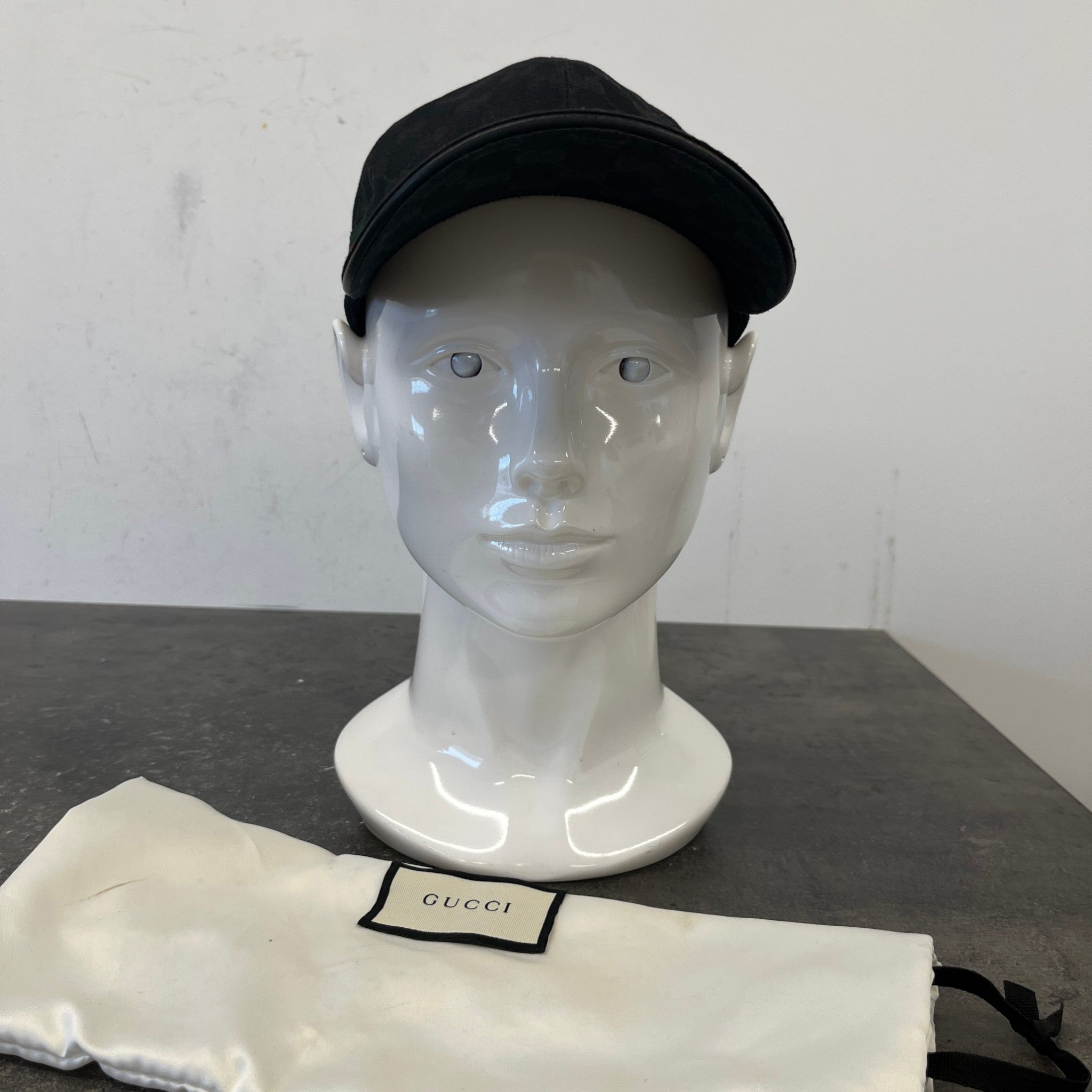 Men's Gg Supreme Cap Black Size M