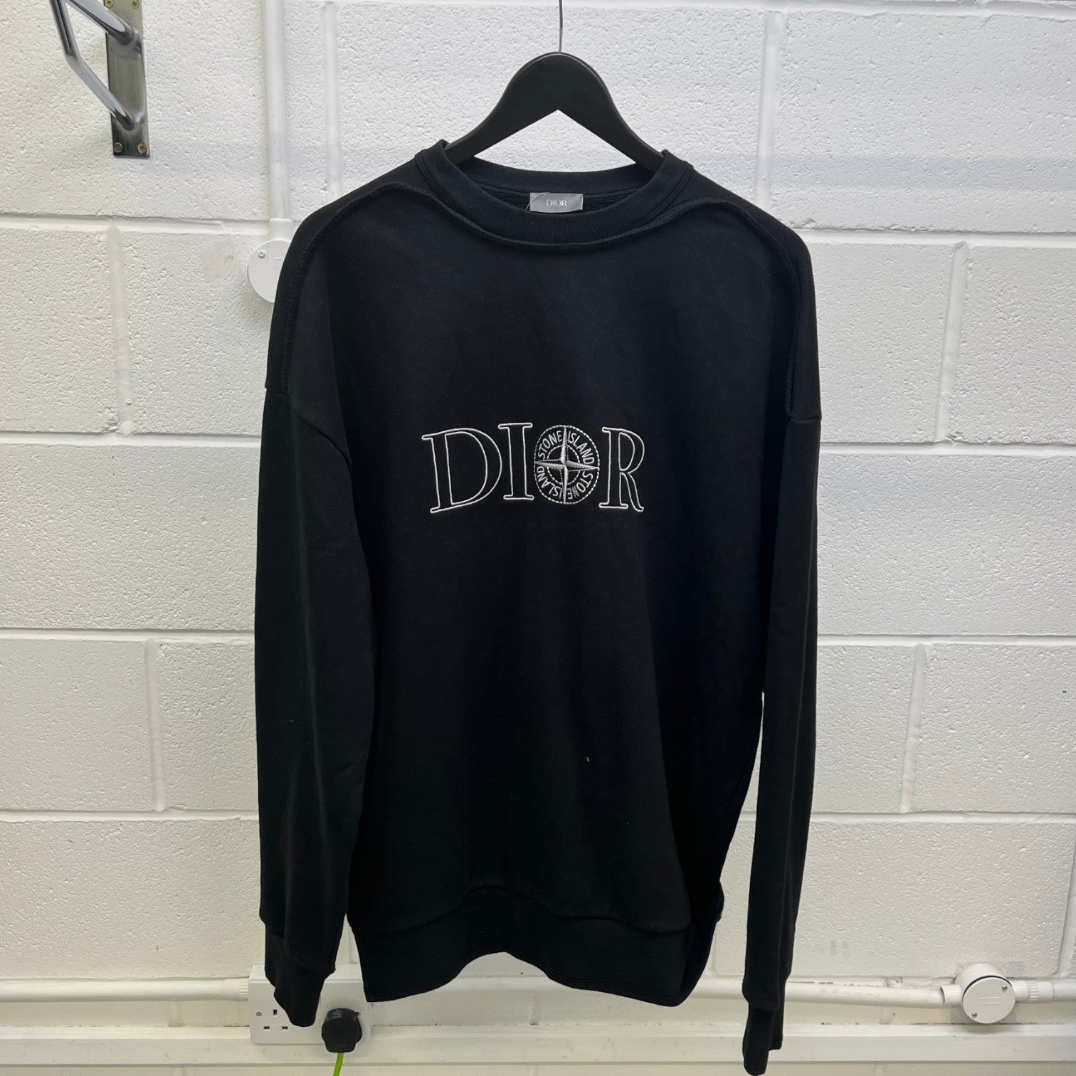 Men's X Stone Island Sweatshirt Black Size S