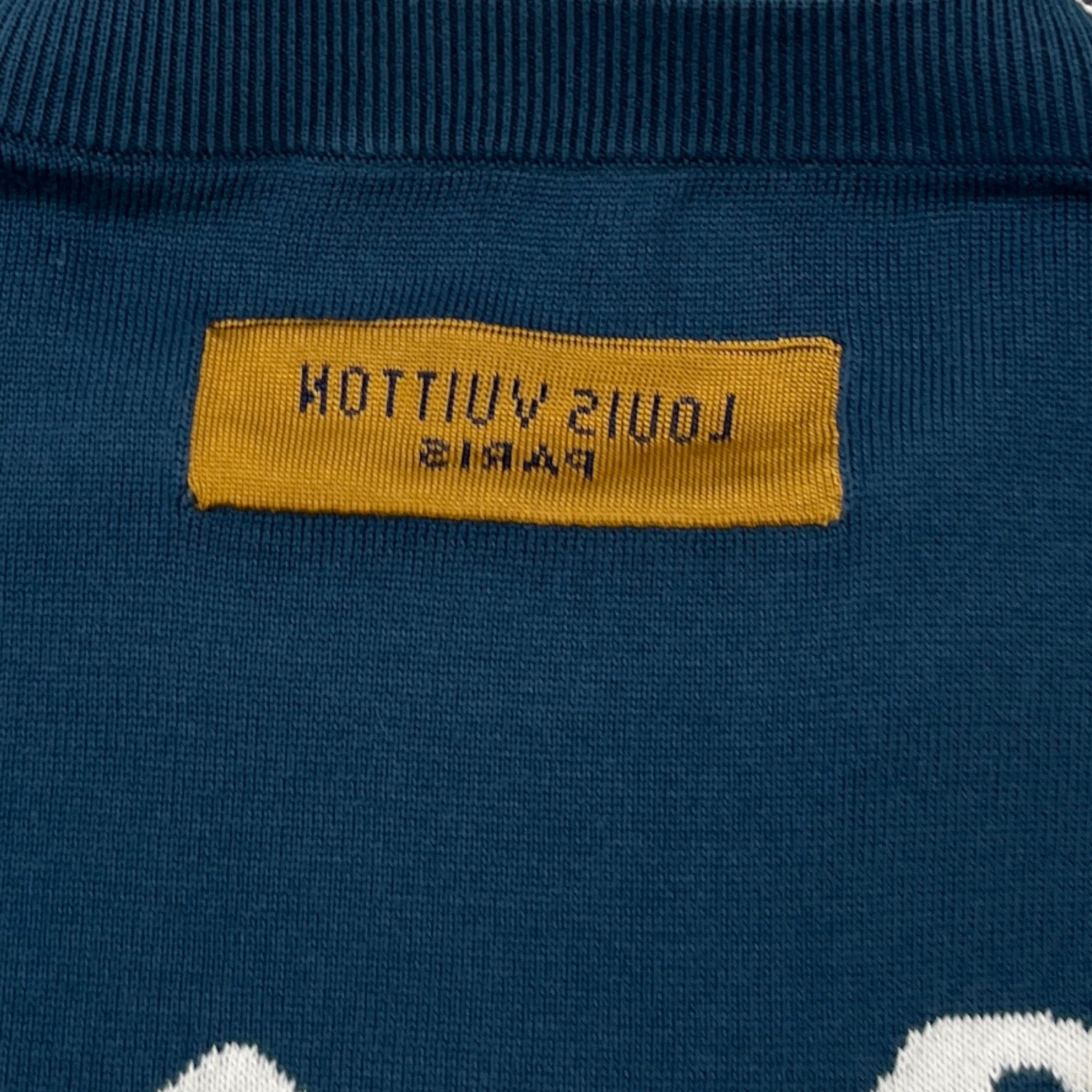 Men's Jazz Trumpeter T-Shirt Blue Size L