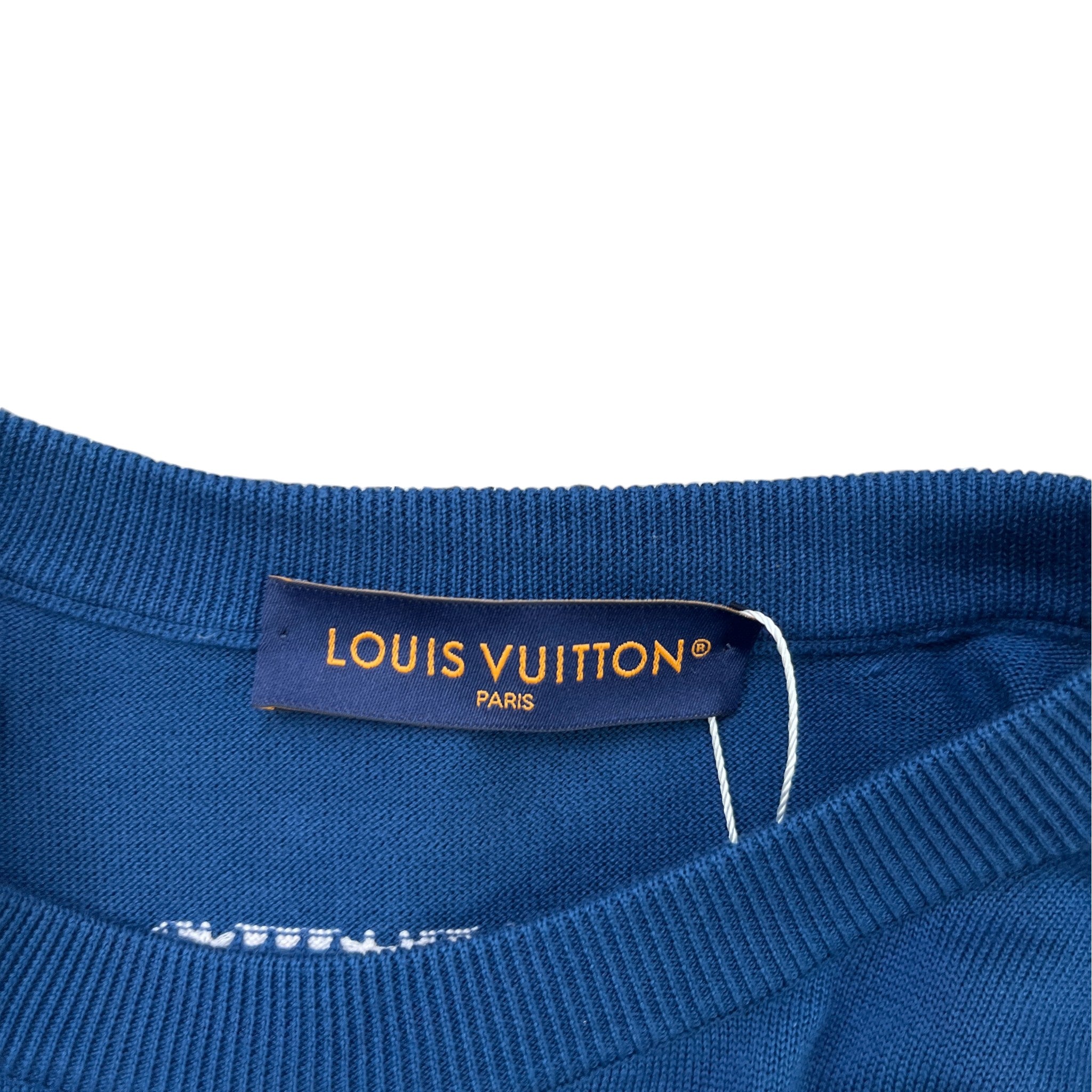 Men's 2024 Signature Logo T-Shirt Blue Size L