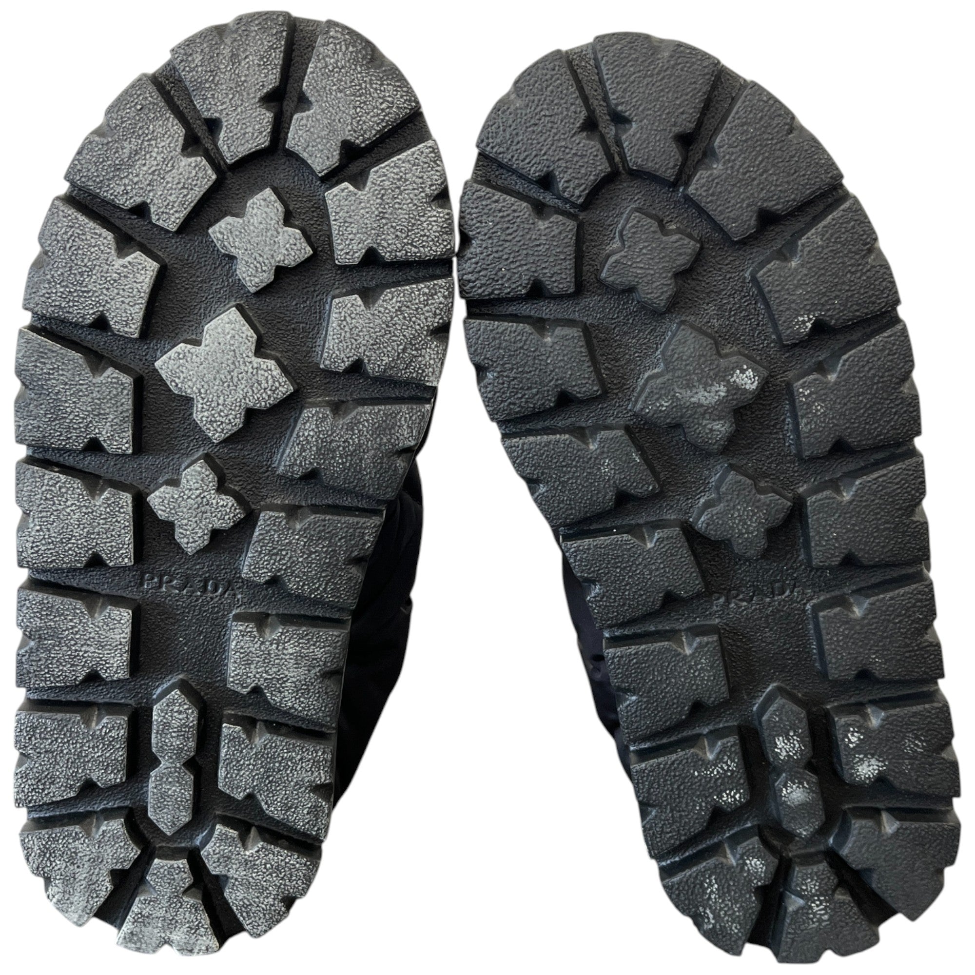 Women's Quilted Plaque Logo Boots Black Size EU 37 / UK 4