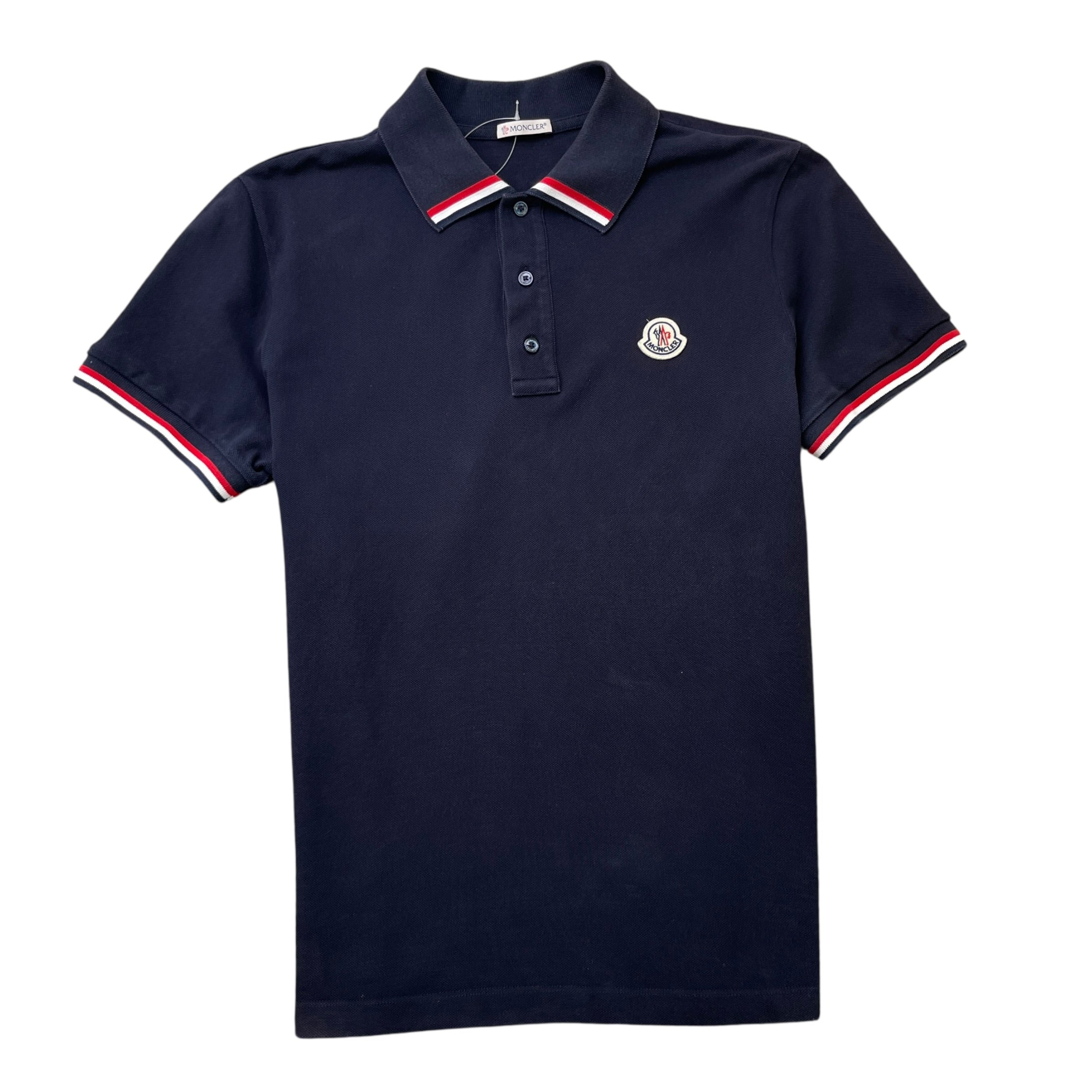Men's Maglia Polo Shirt Navy Size M