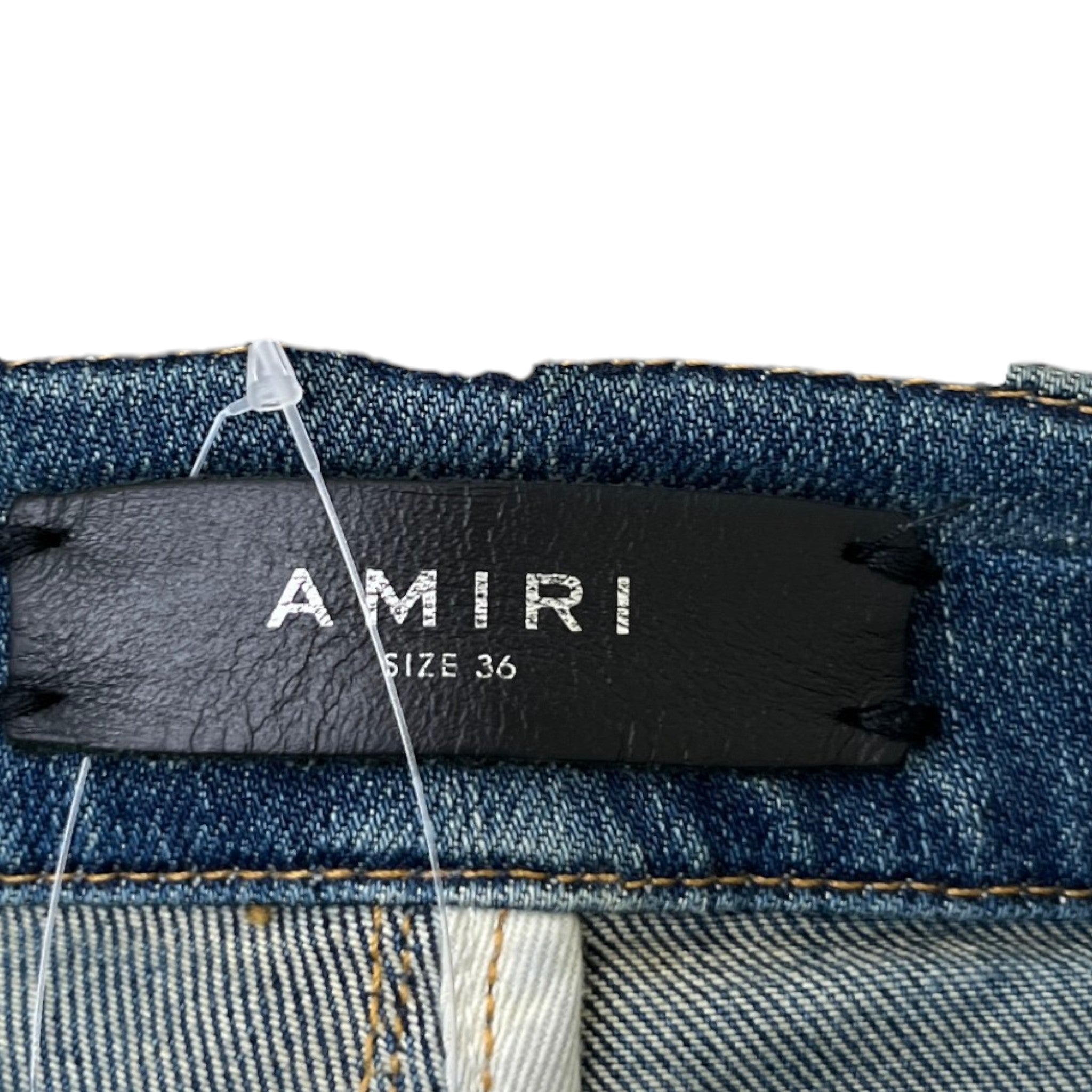 Men's Distressed Mx1 Jeans Navy Size Waist 36"
