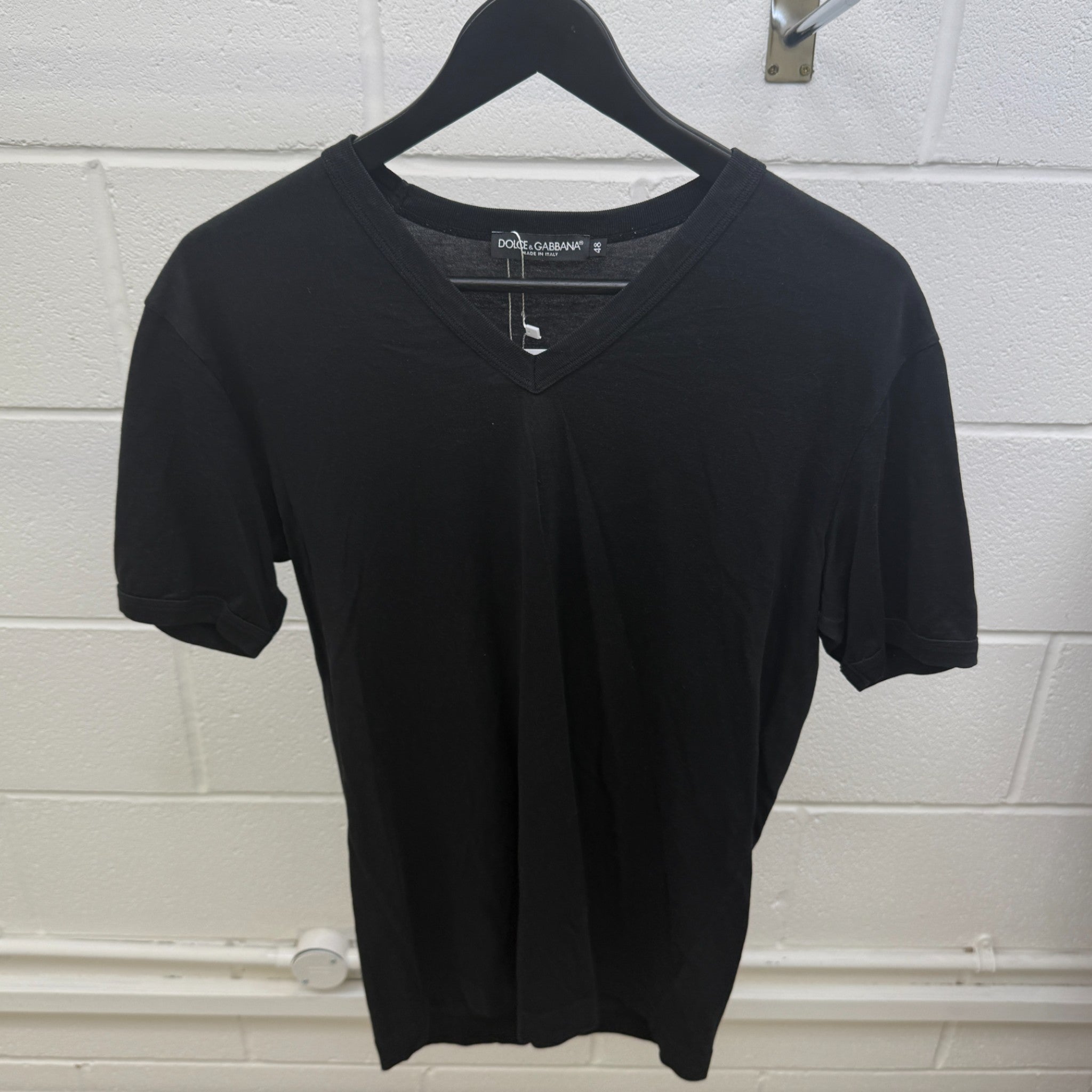 Men's Printed Logo T-Shirt Black Size IT 48 / UK M