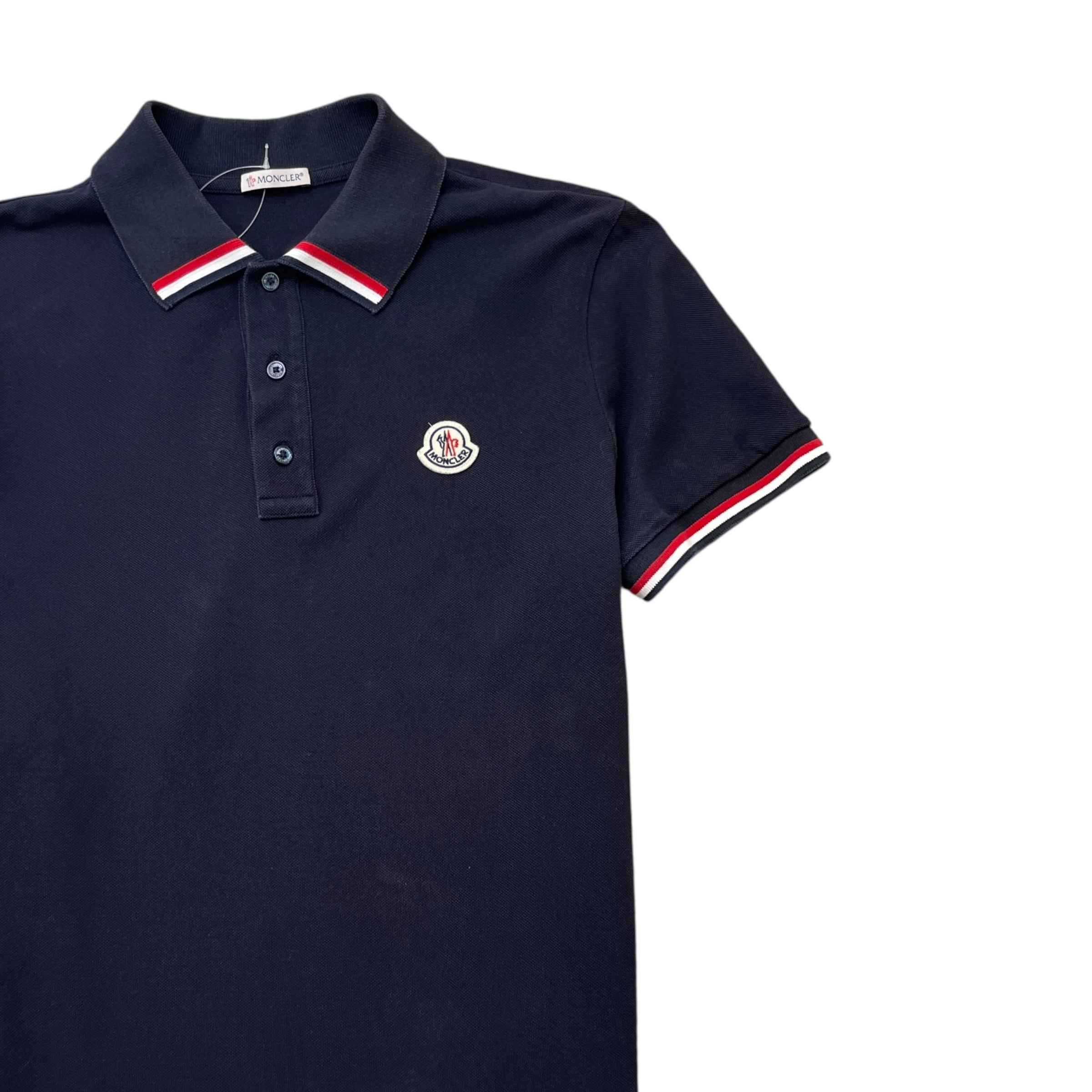 Men's Maglia Polo Shirt Navy Size M