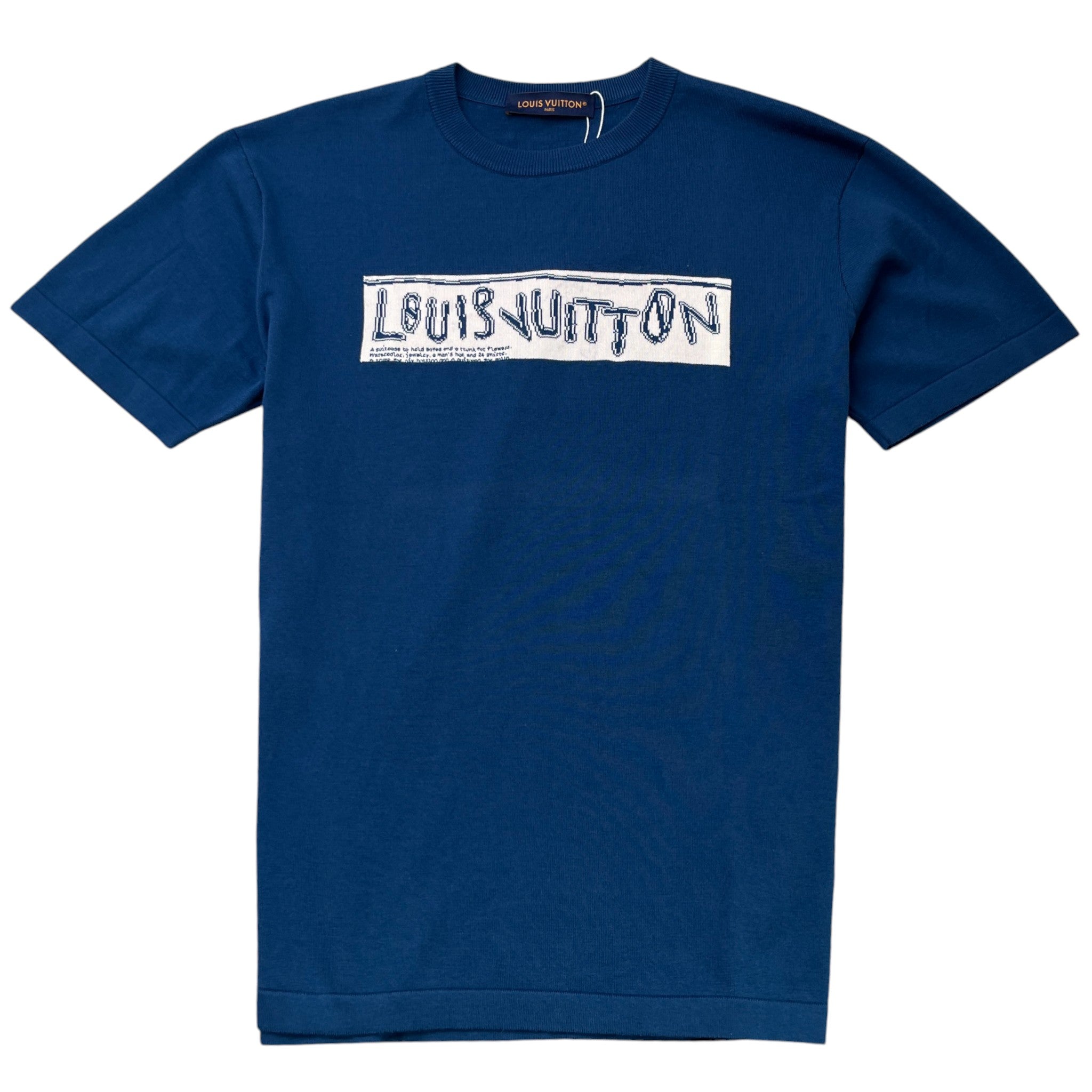 Men's 2024 Signature Logo T-Shirt Blue Size L