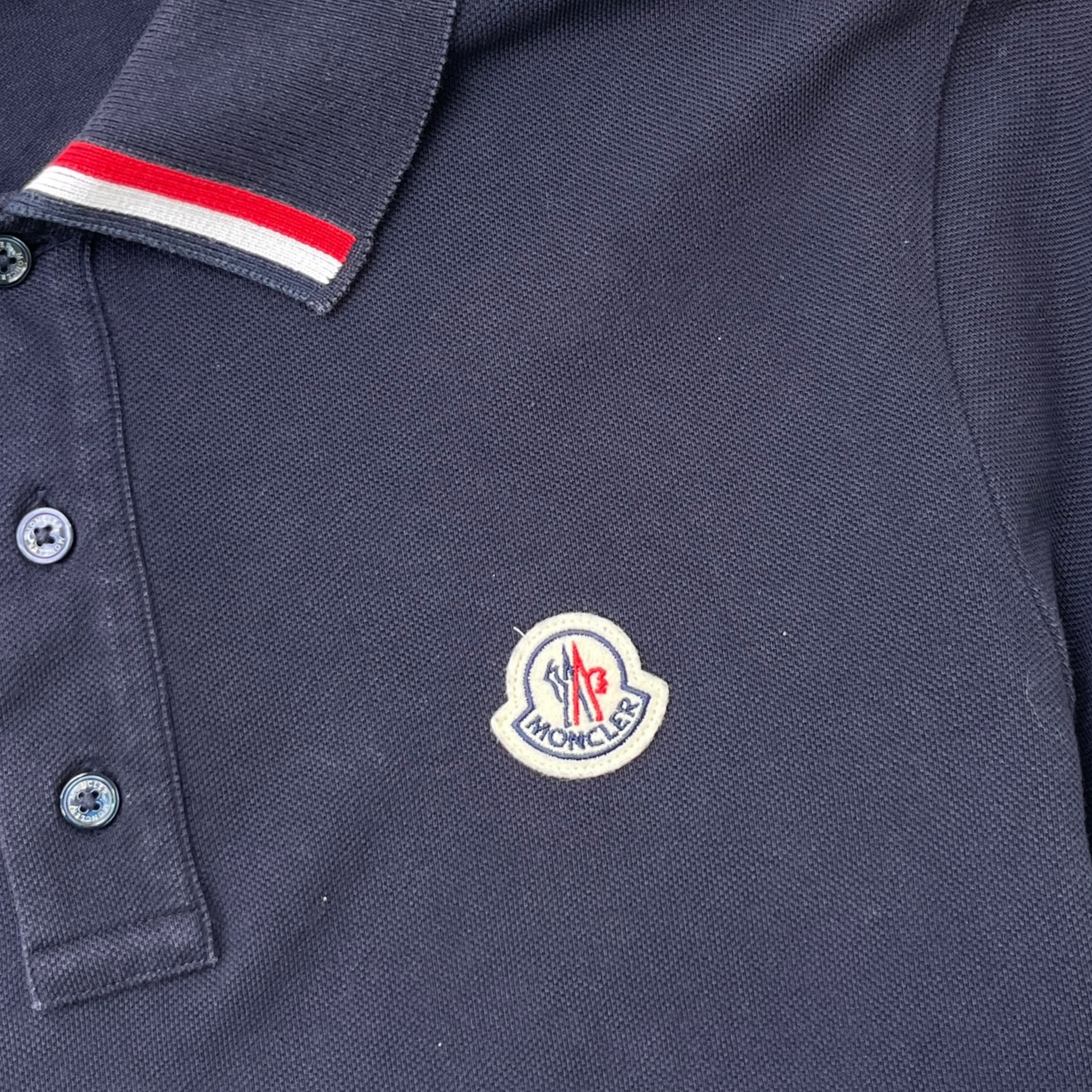 Men's Maglia Polo Shirt Navy Size M