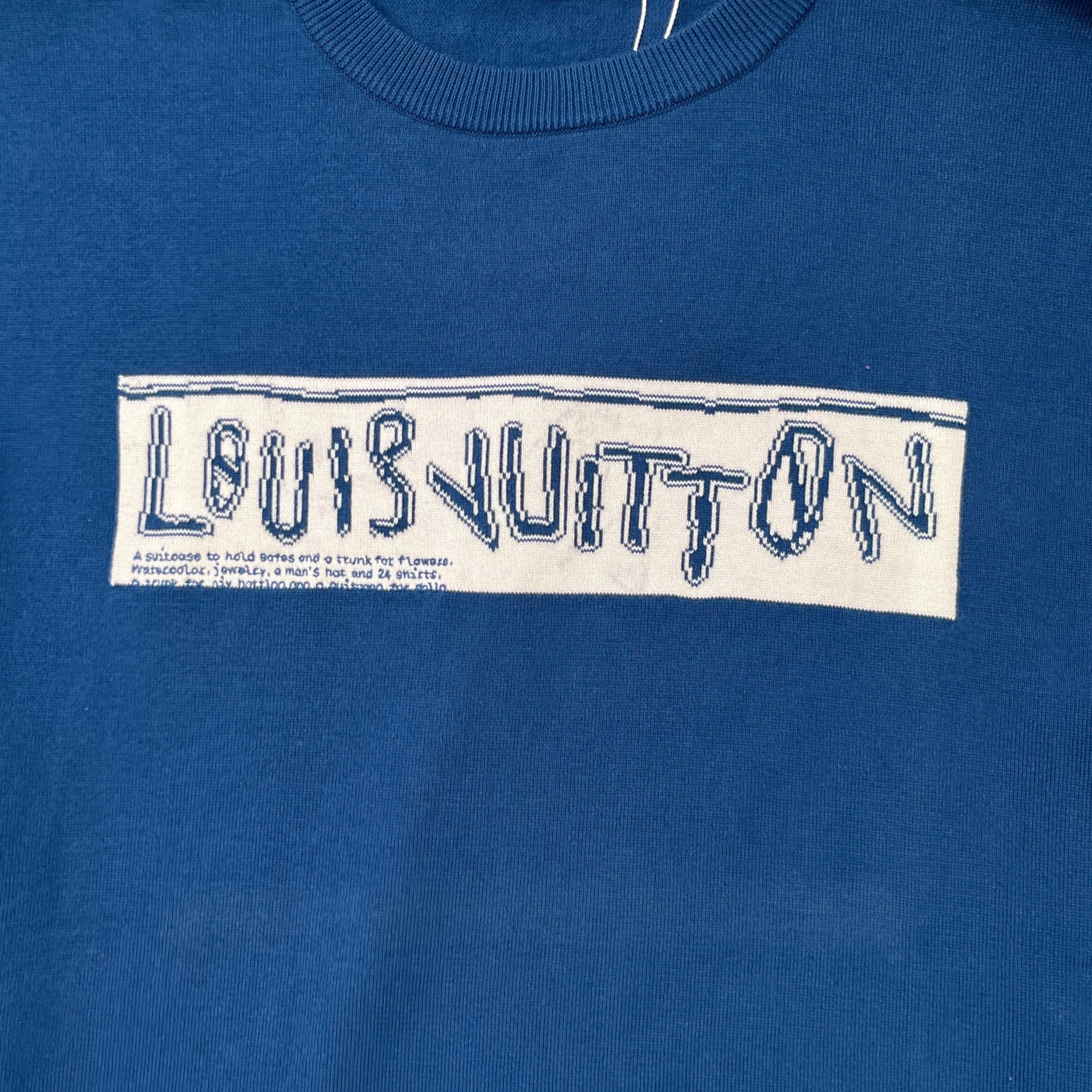 Men's 2024 Signature Logo T-Shirt Blue Size L