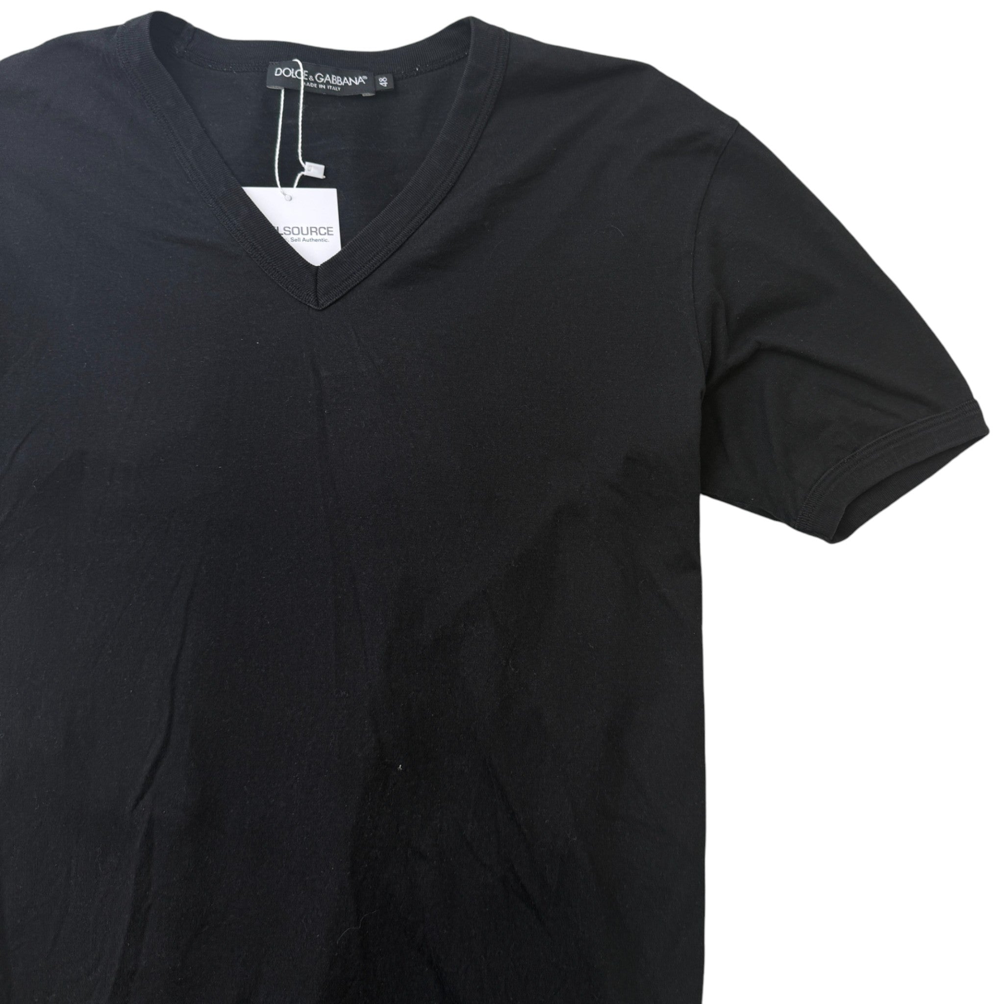 Men's Printed Logo T-Shirt Black Size IT 48 / UK M