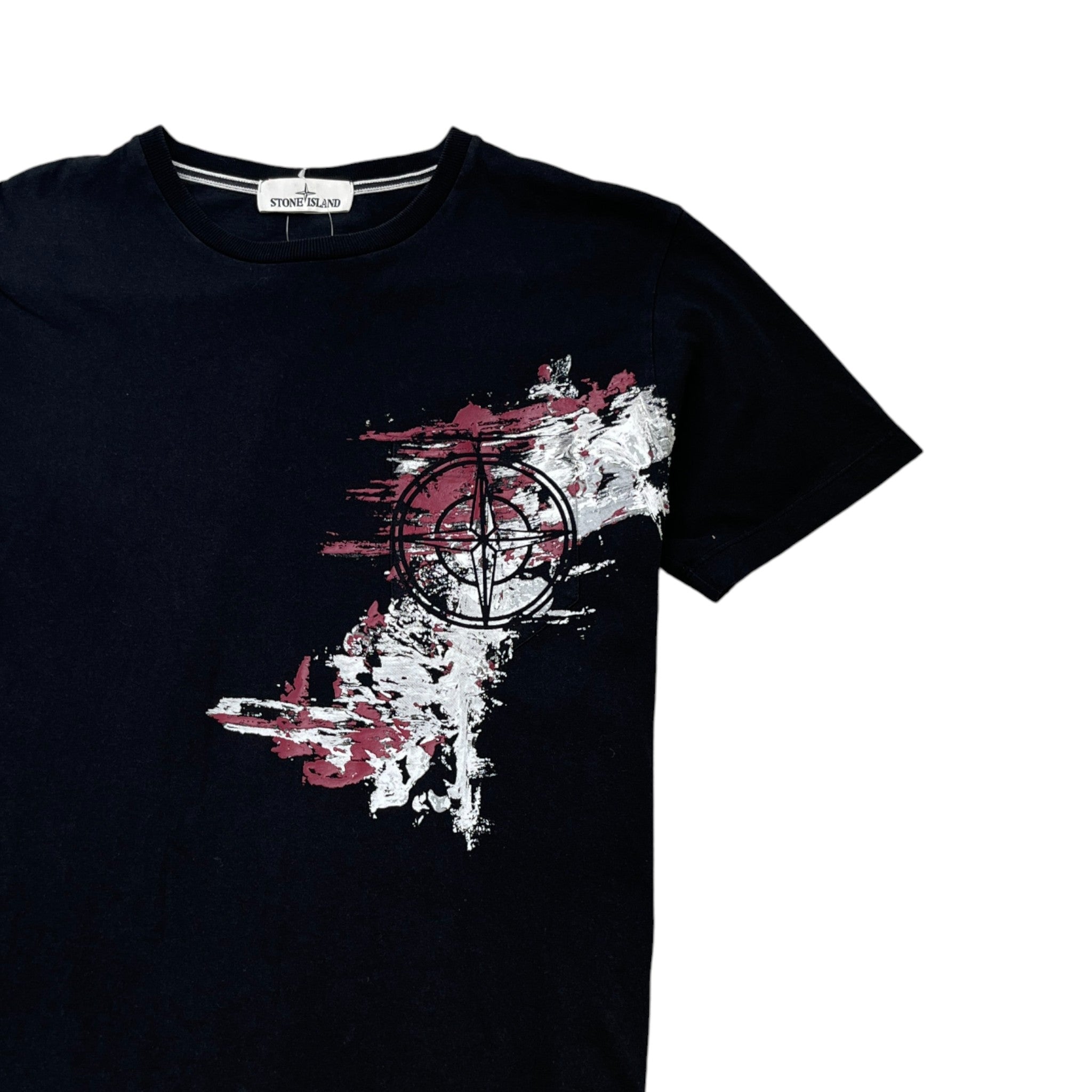 Men's Isola Di Pietra Graphic T-Shirt Black Size L