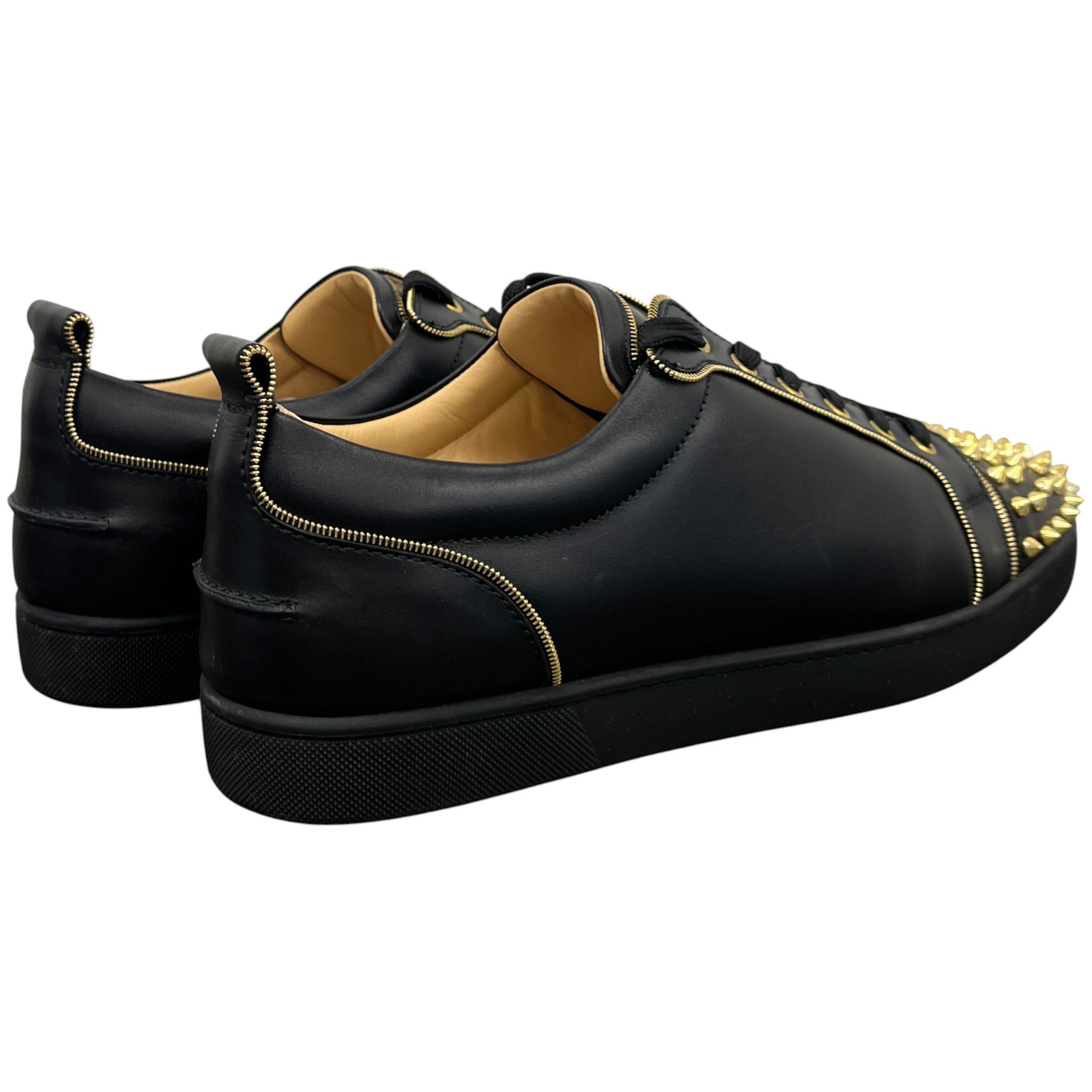 Men's Rush Spike Zip Low Trainers Black Size EU 46 / UK 12