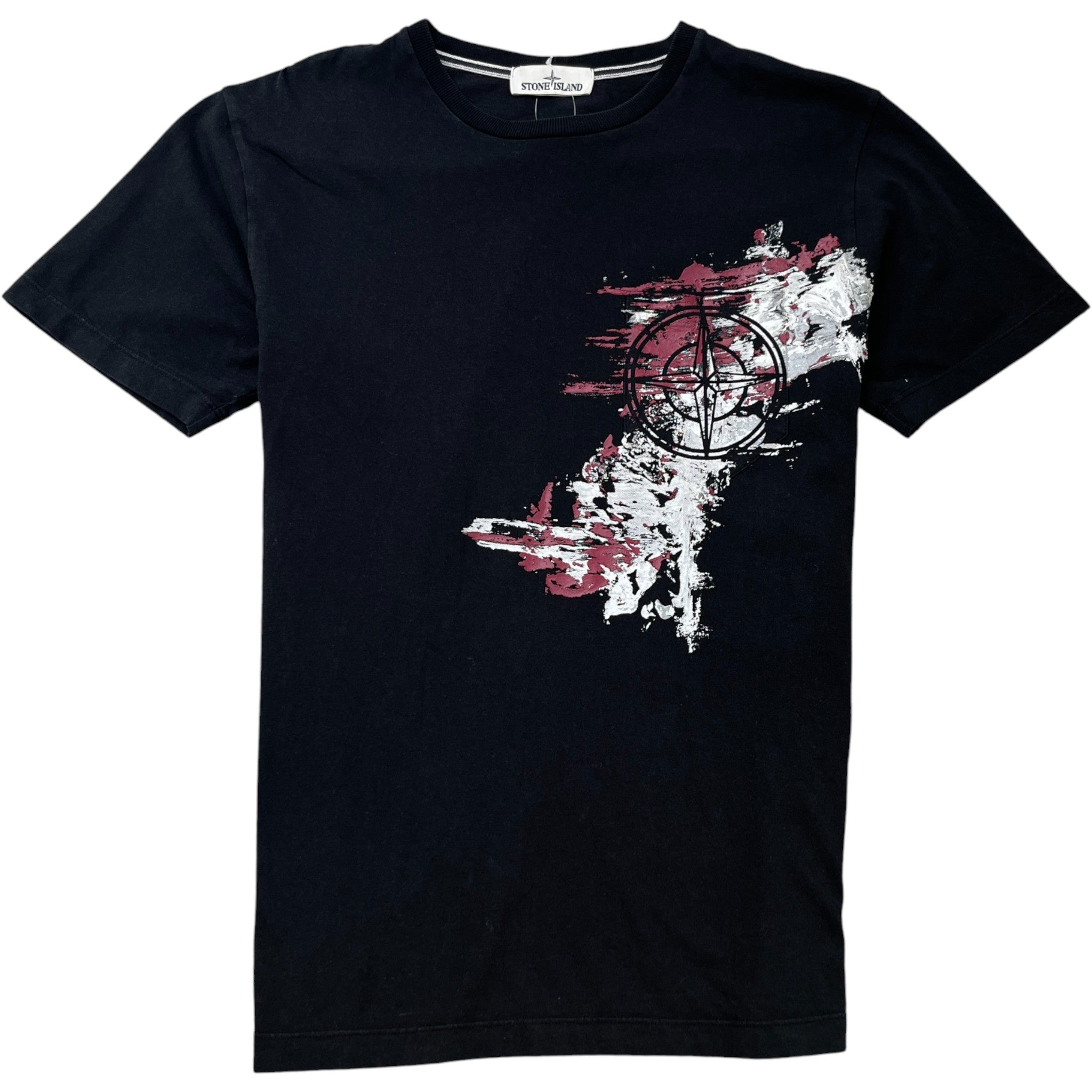 Men's Isola Di Pietra Graphic T-Shirt Black Size L