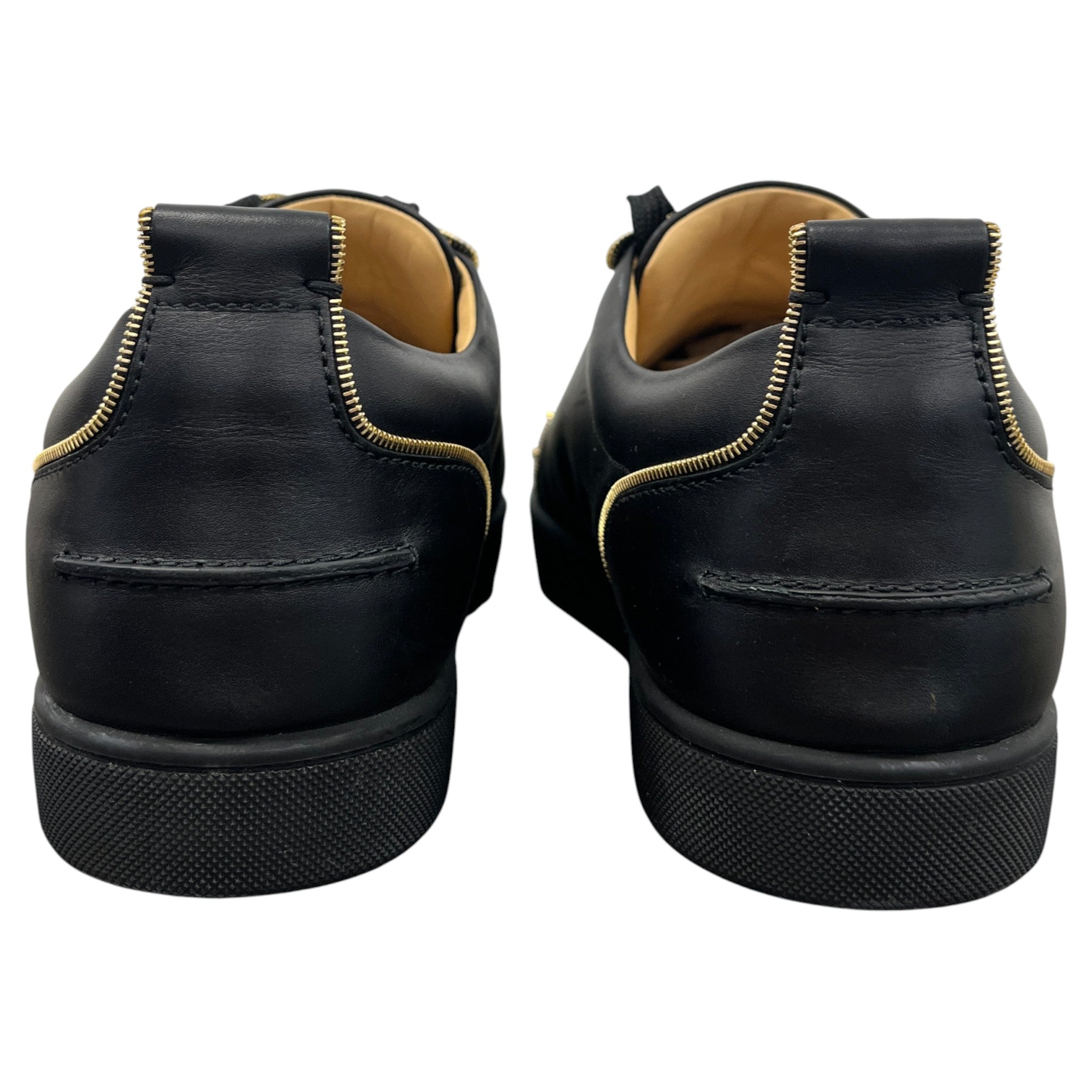 Men's Rush Spike Zip Low Trainers Black Size EU 46 / UK 12