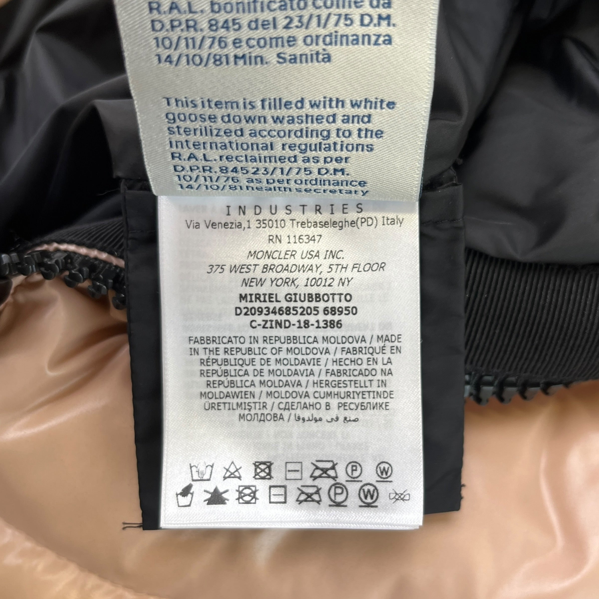 Women's Miriel Down Jacket Pink Size 1 / UK 10