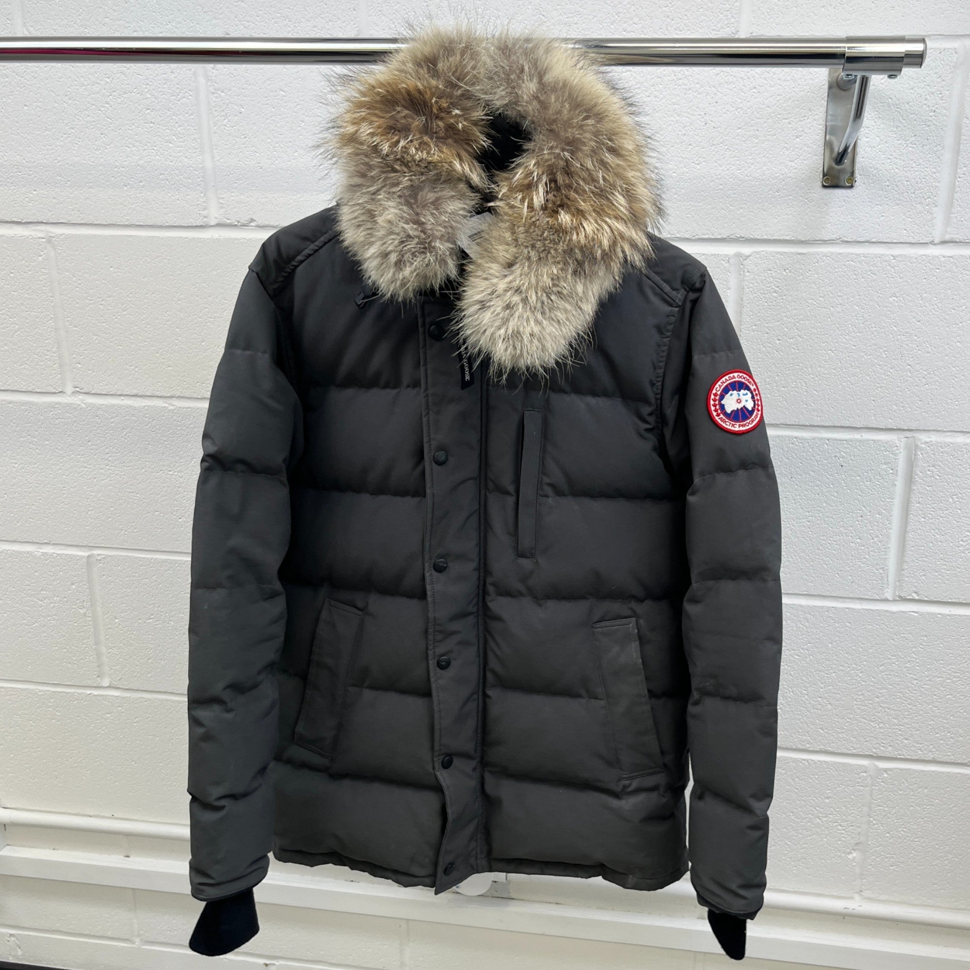 Men's Carson Down Jacket Charcoal Size L