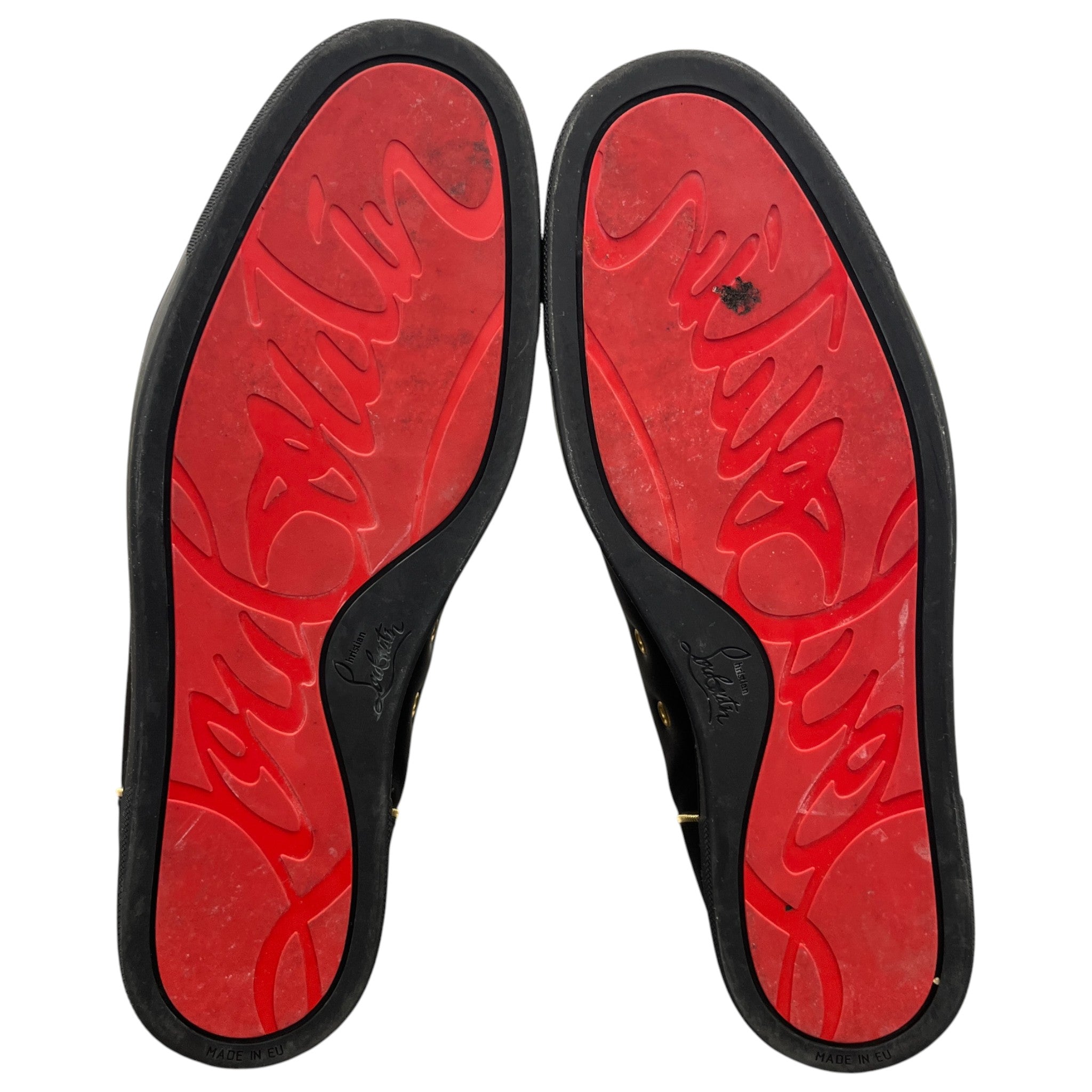 Men's Rush Spike Zip Low Trainers Black Size EU 46 / UK 12