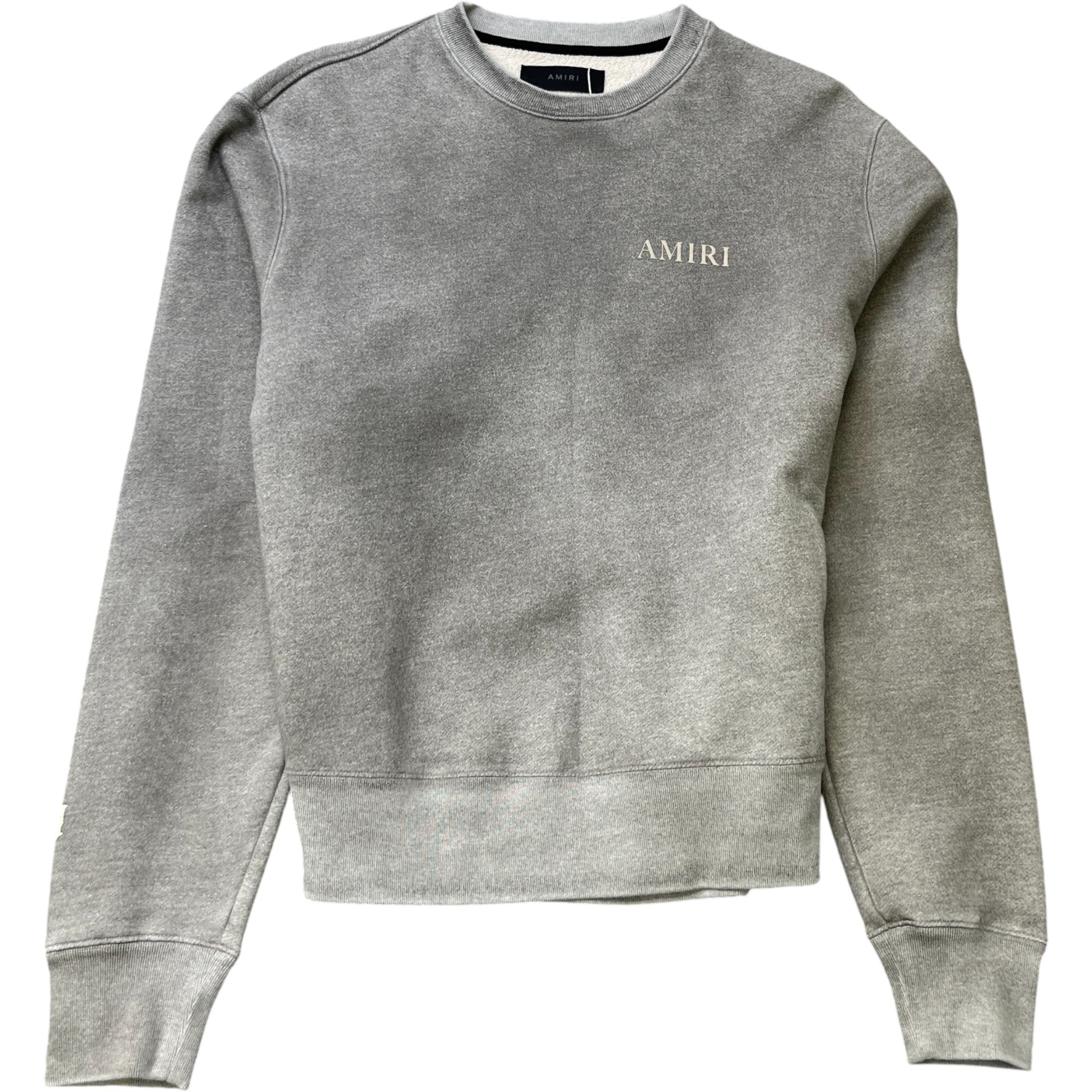 Men's Logo Print Jumper Grey Size M