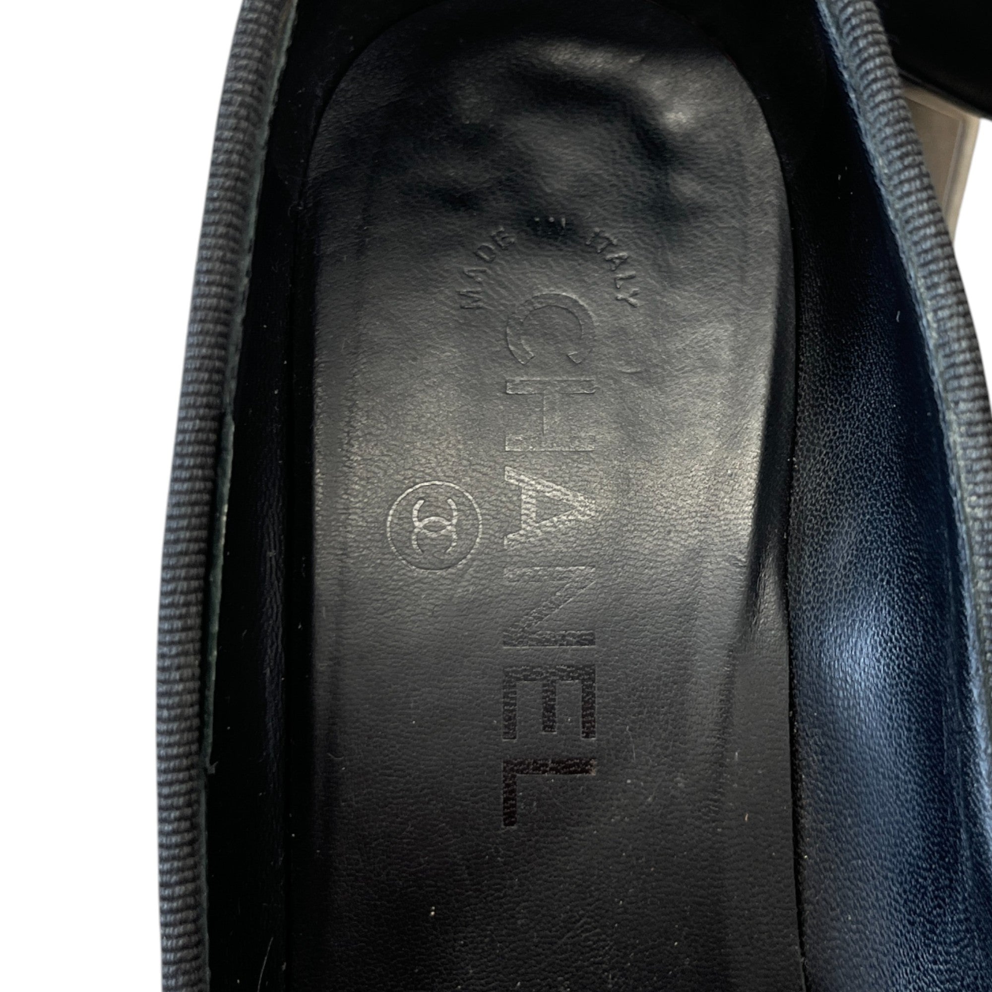 Women's Grosgrain Cap Toe Logo Mules Black Size EU 36.5 / UK 3.5