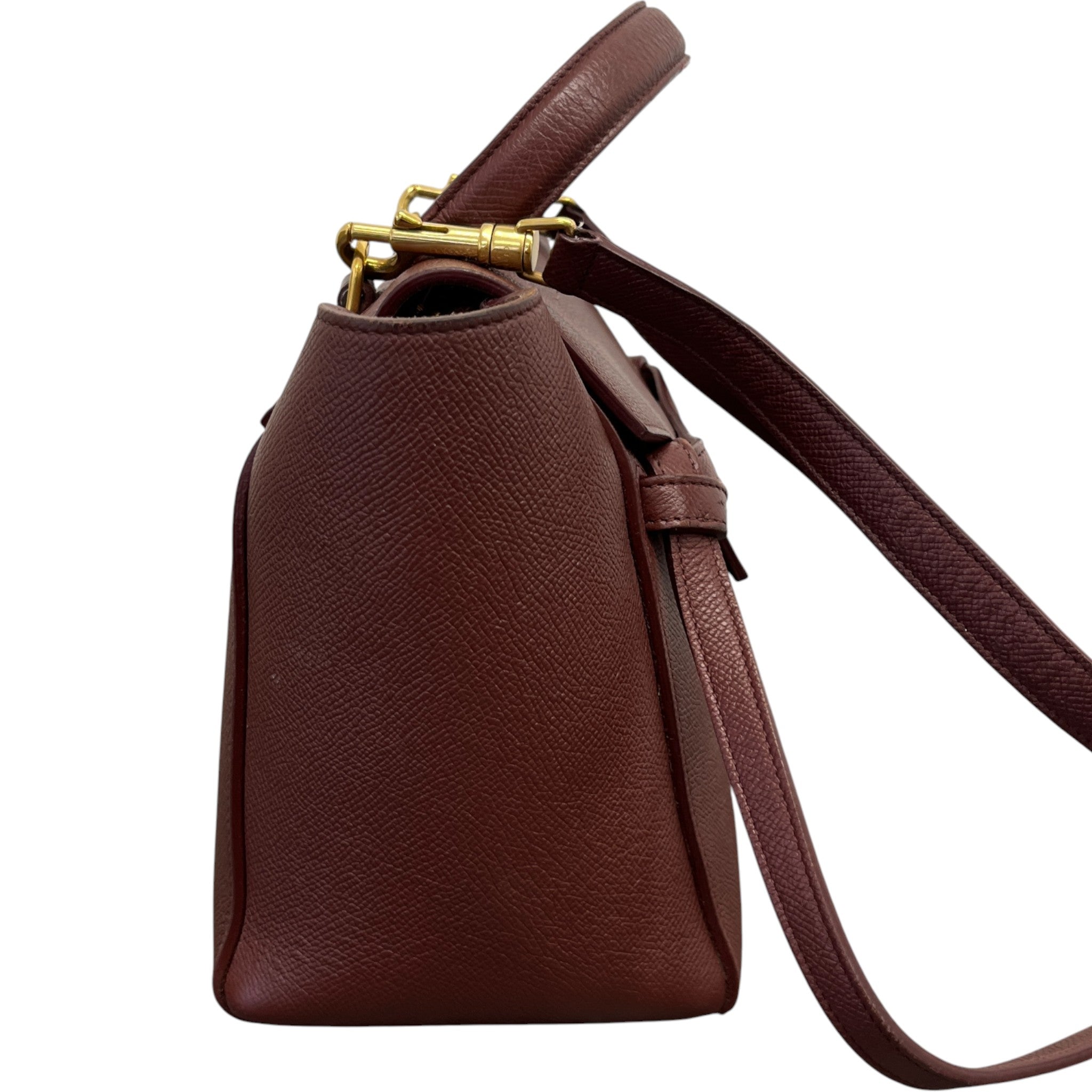 Women's Micro Belt Bag Burgundy