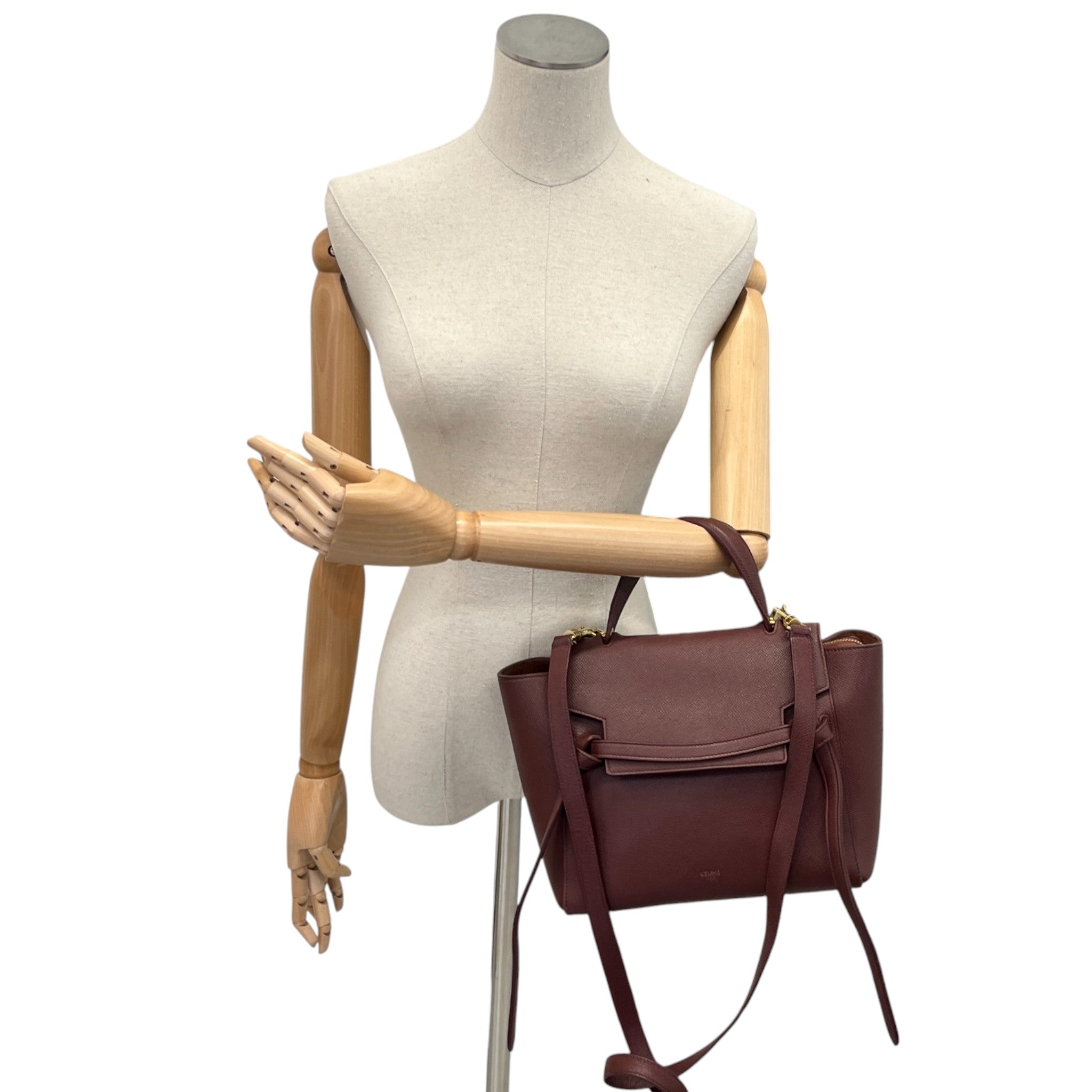 Women's Micro Belt Bag Burgundy