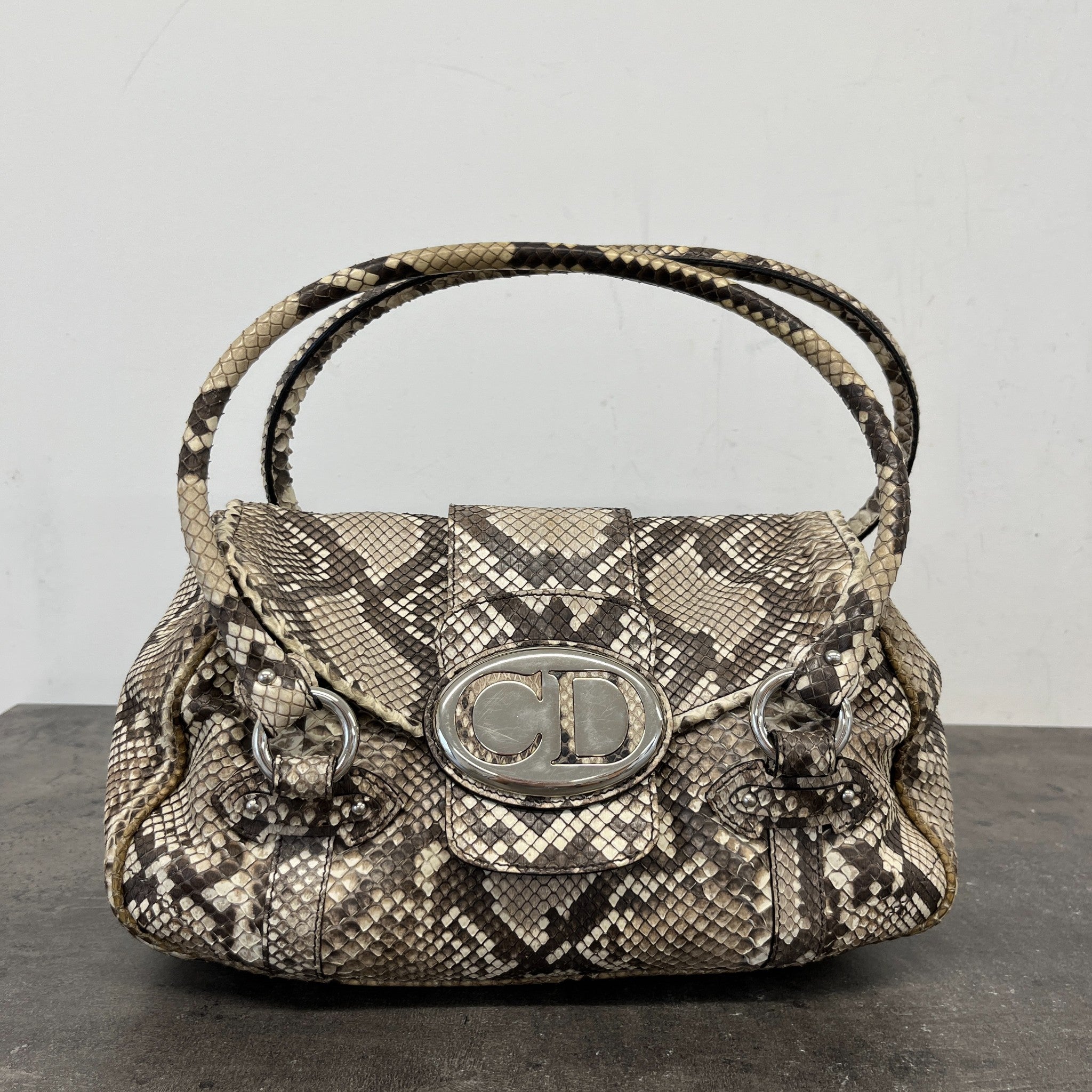 Women's Python St Germain Handbag Grey