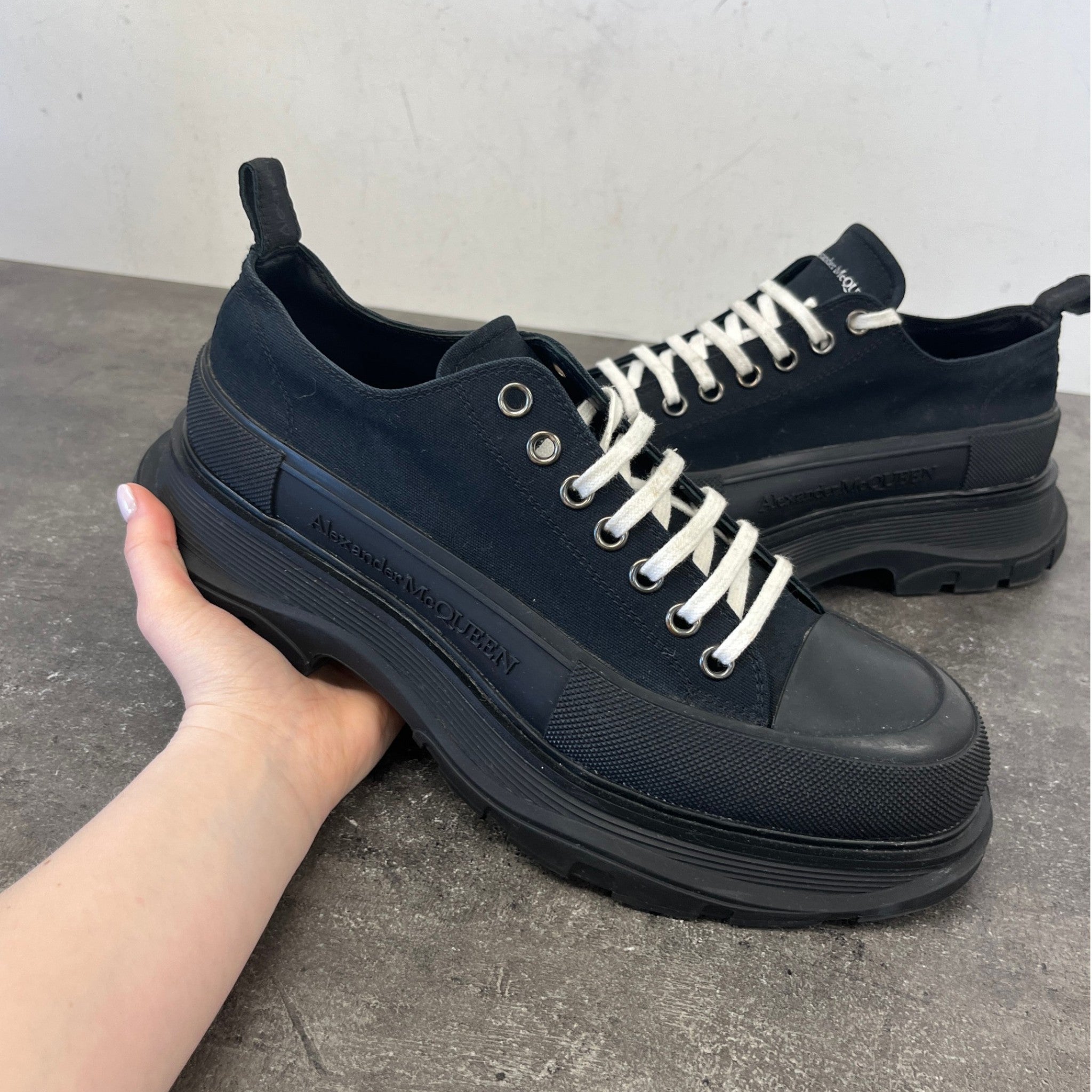 Men's Tread Slick Low Trainers Black Size EU 45 / UK 11