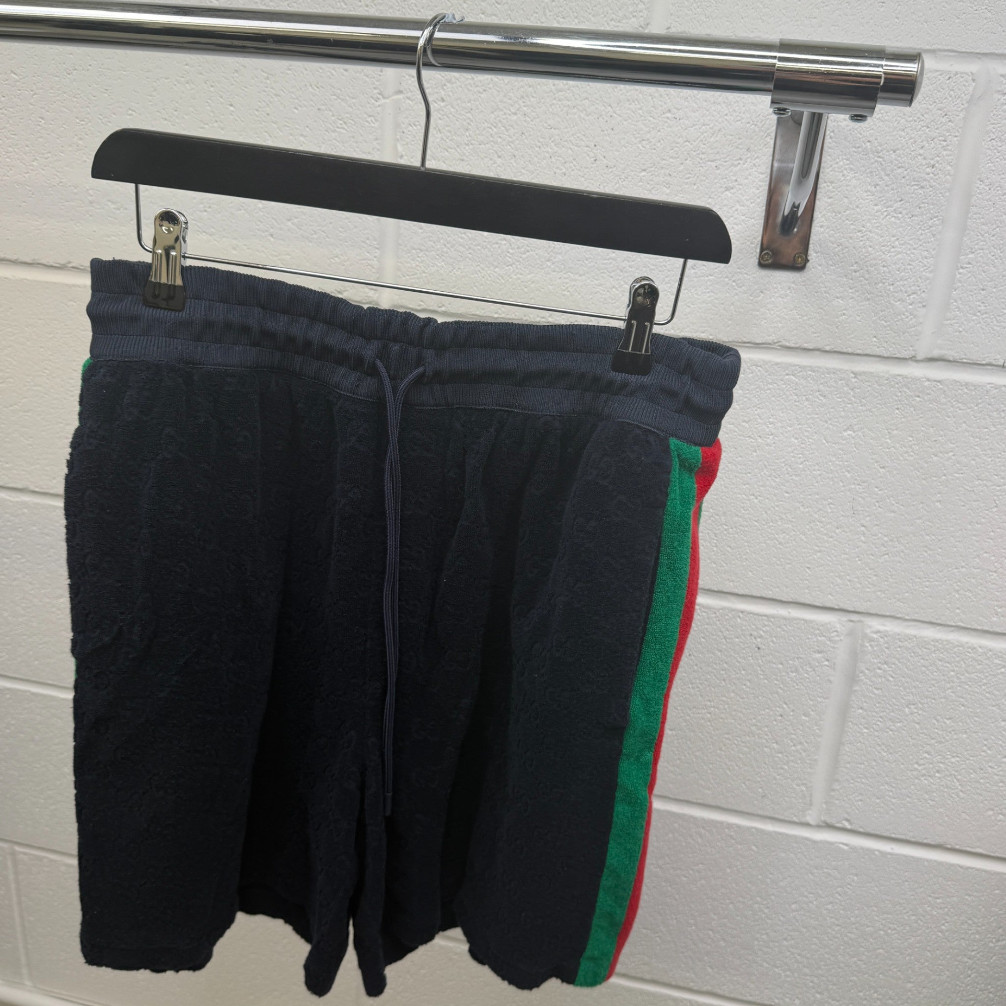 Men's Gg Supreme Jersey Shorts Navy Size L