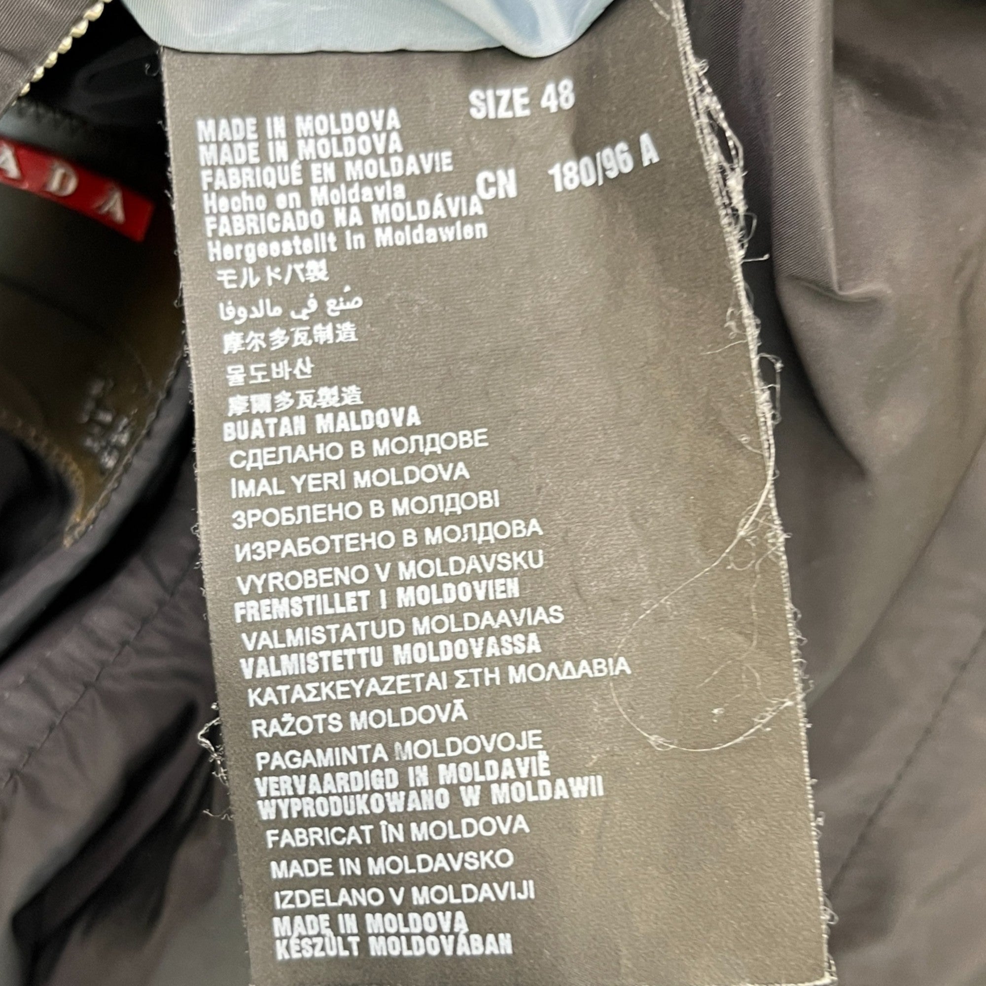 Men's Linea Rossa Reversible Windbreaker Black Size IT 48 / M