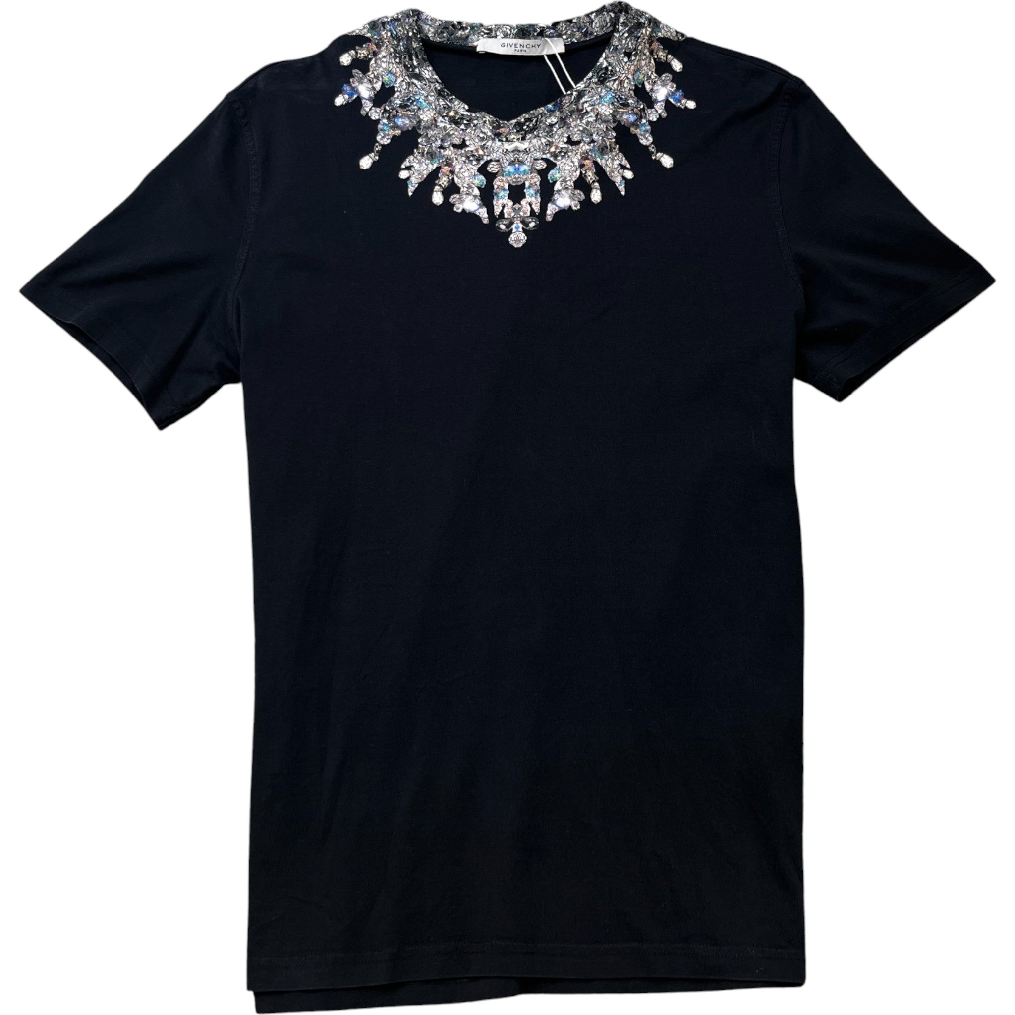 Men's Diamond Print T-Shirt Black Size L