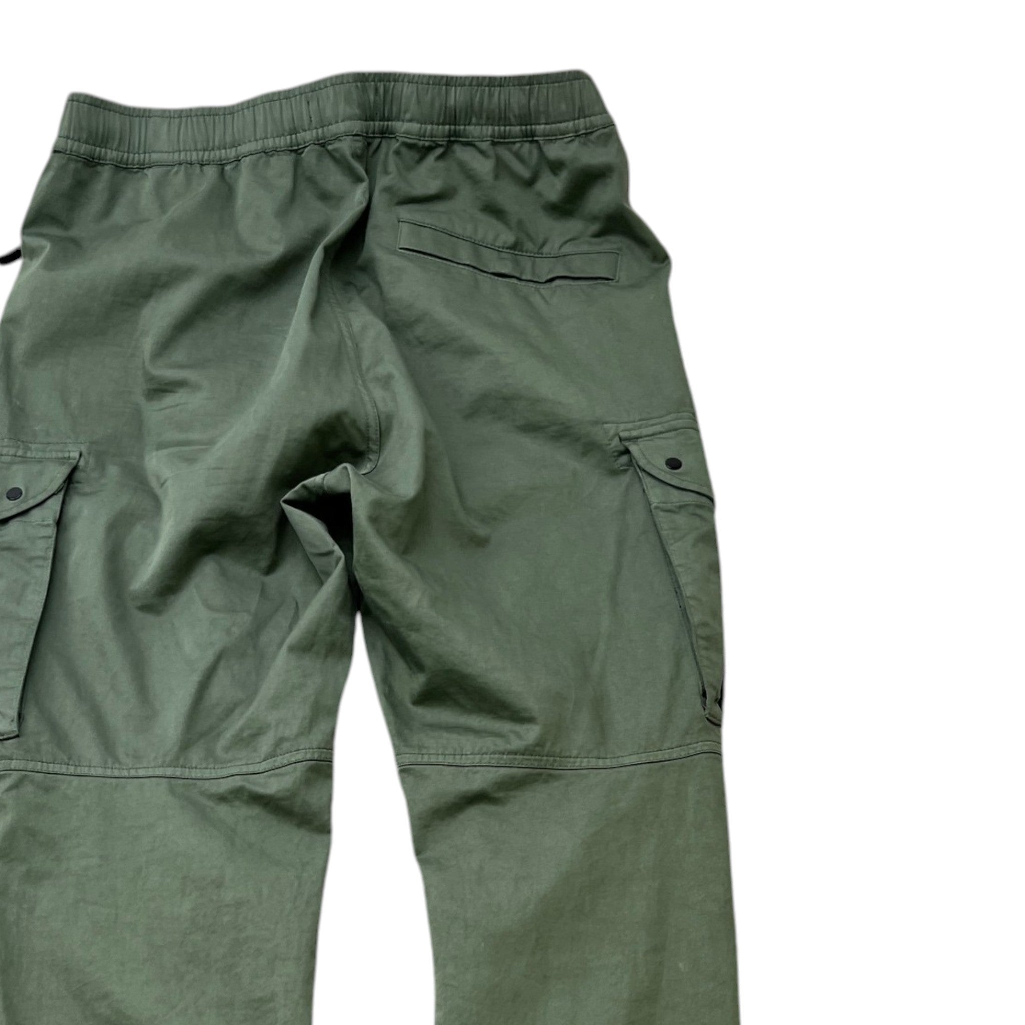 Men's Applique Logo Cargos Green Size Waist 34"