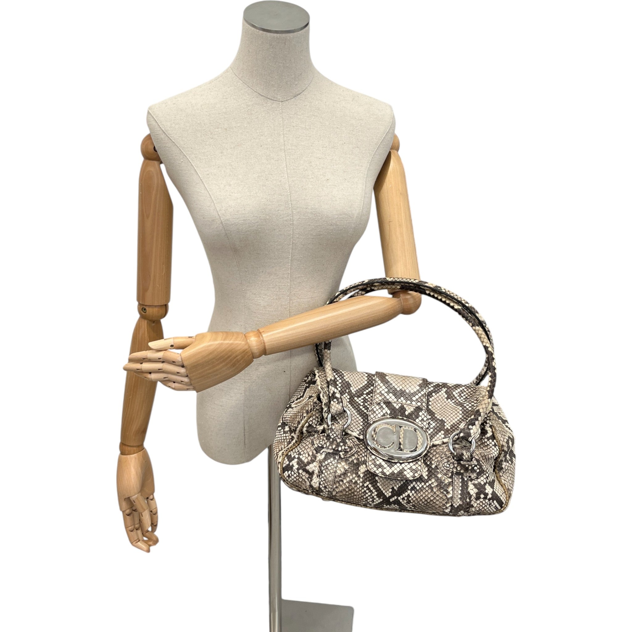 Women's Python St Germain Handbag Grey
