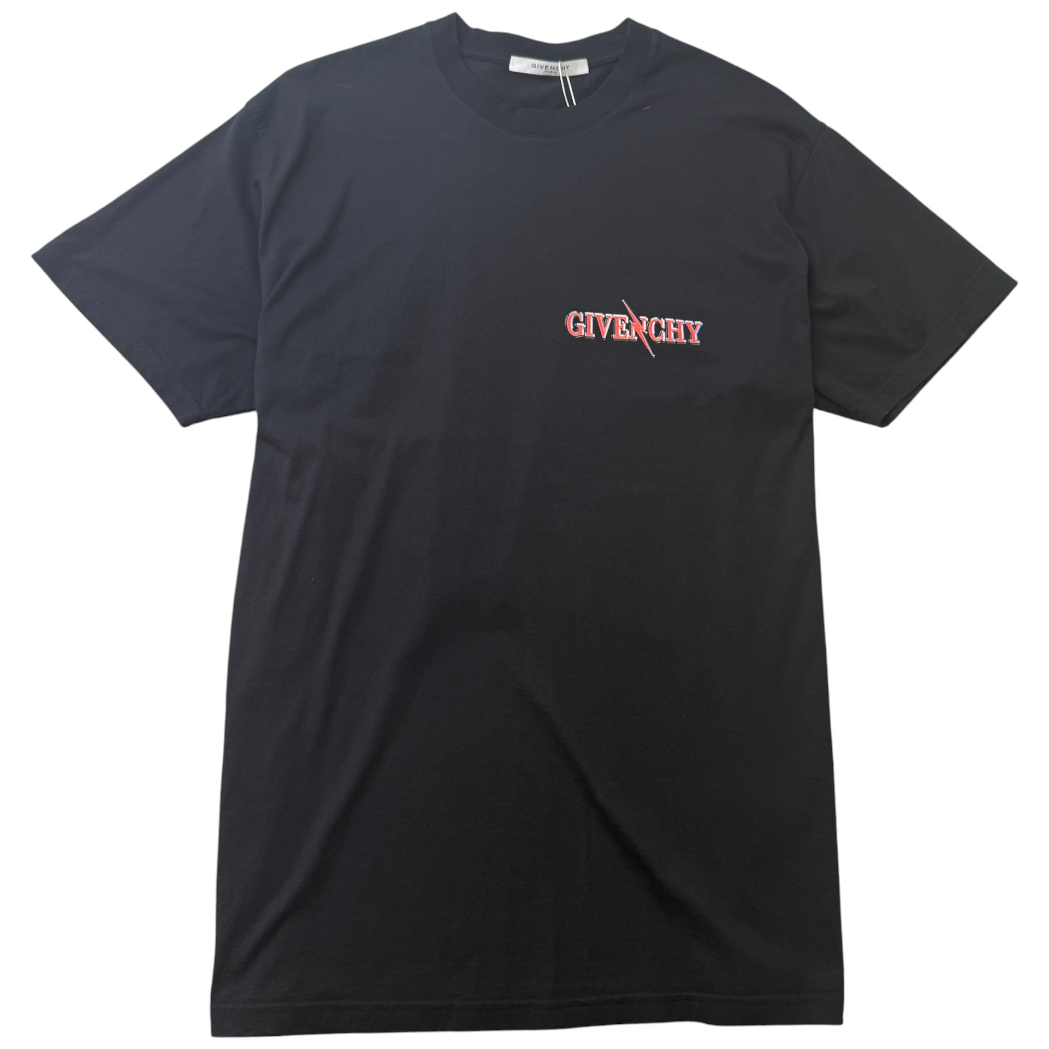 Men's Spell Out Logo T-Shirt Black Size L